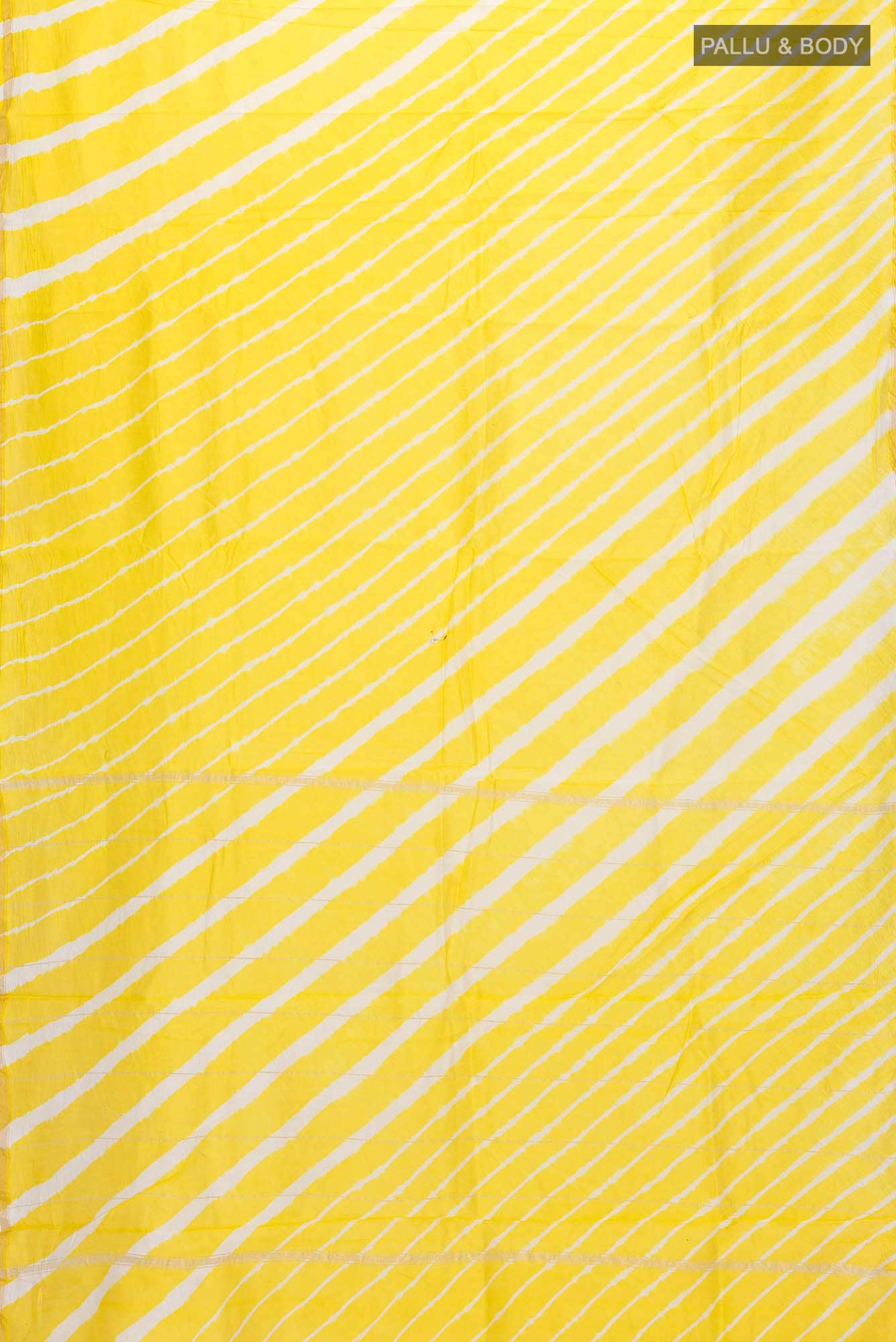 Lemon Yellow Chanderi Silk Cotton Saree