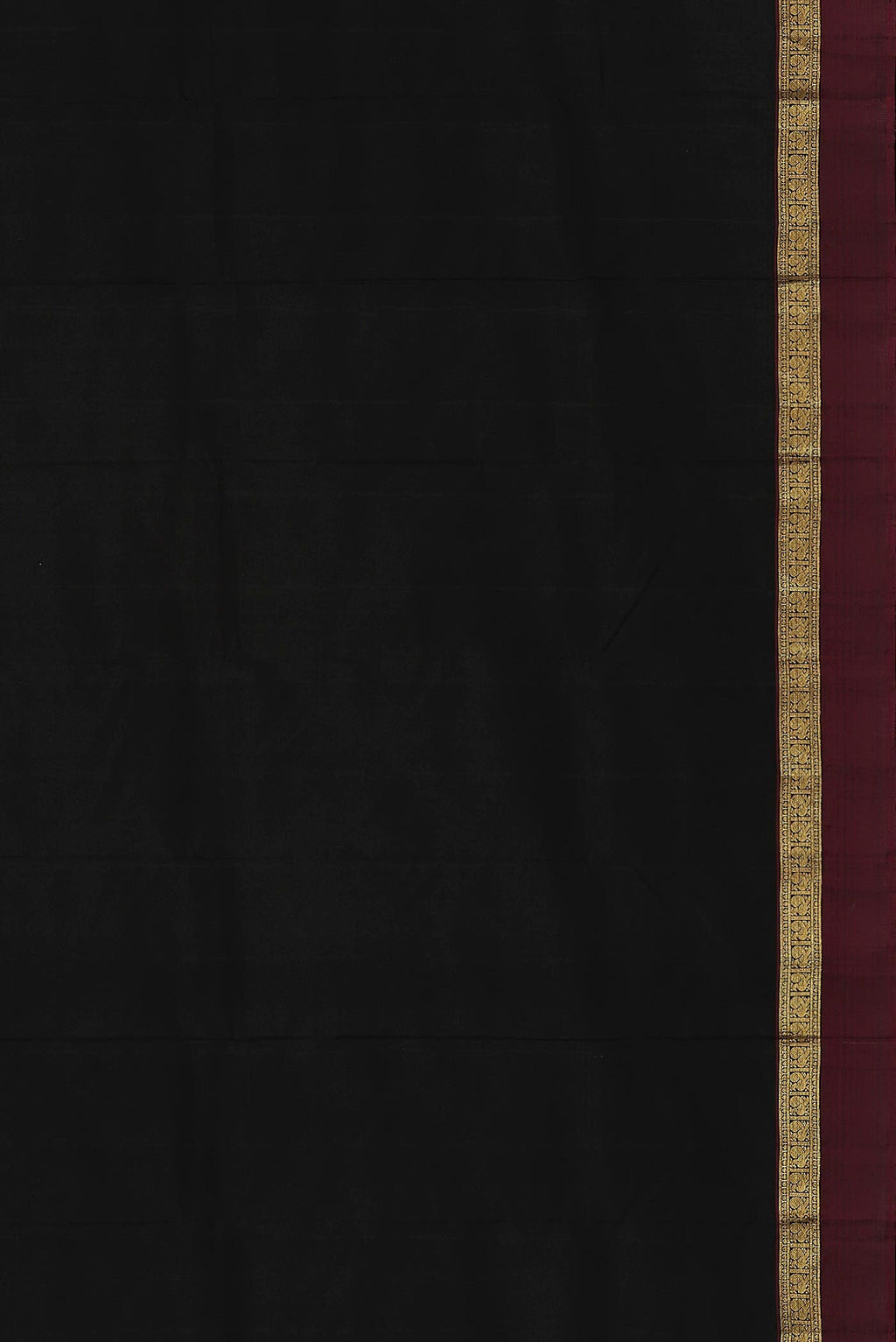 Black Kanchipuram Silk Saree