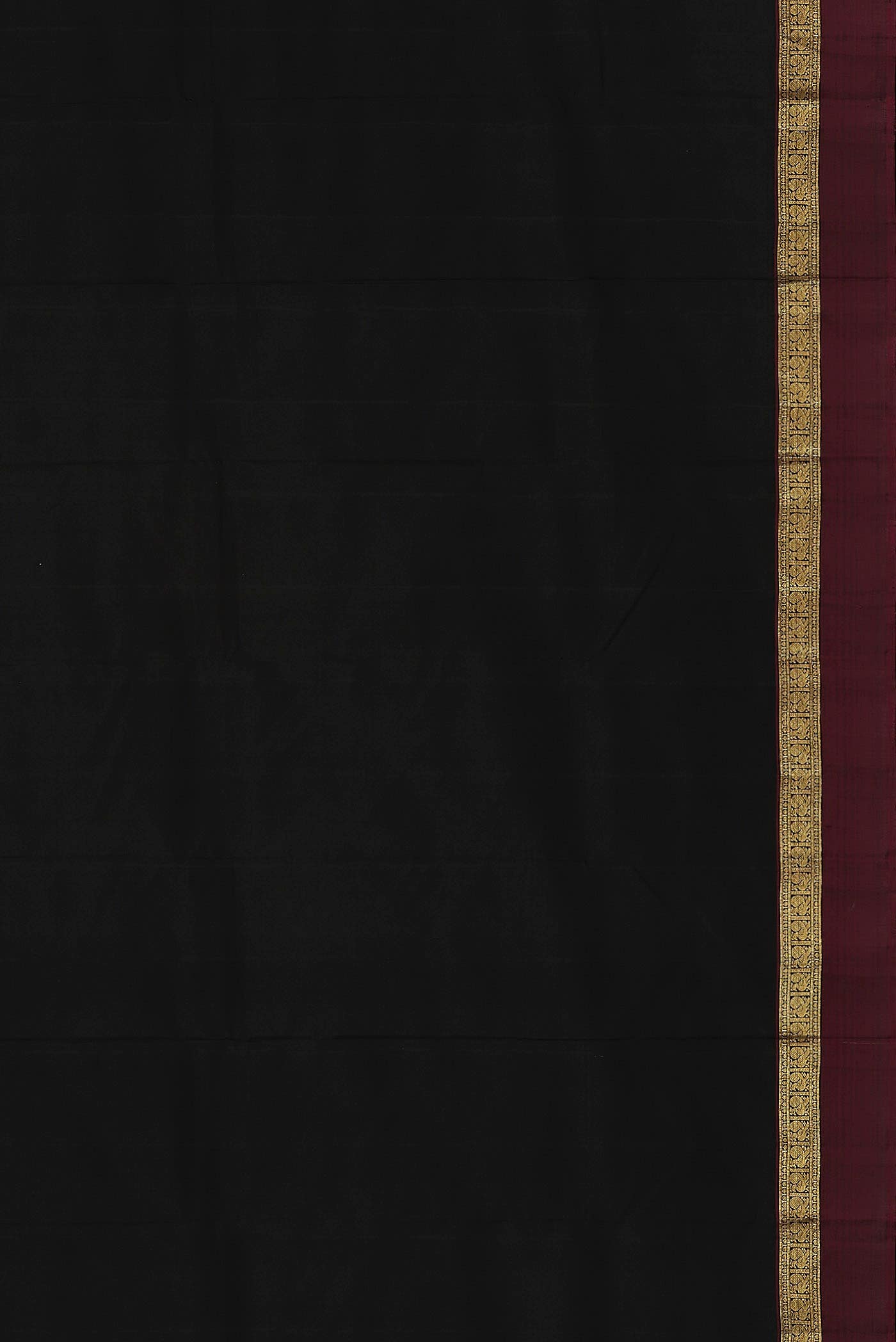 Black Kanchipuram Silk Saree