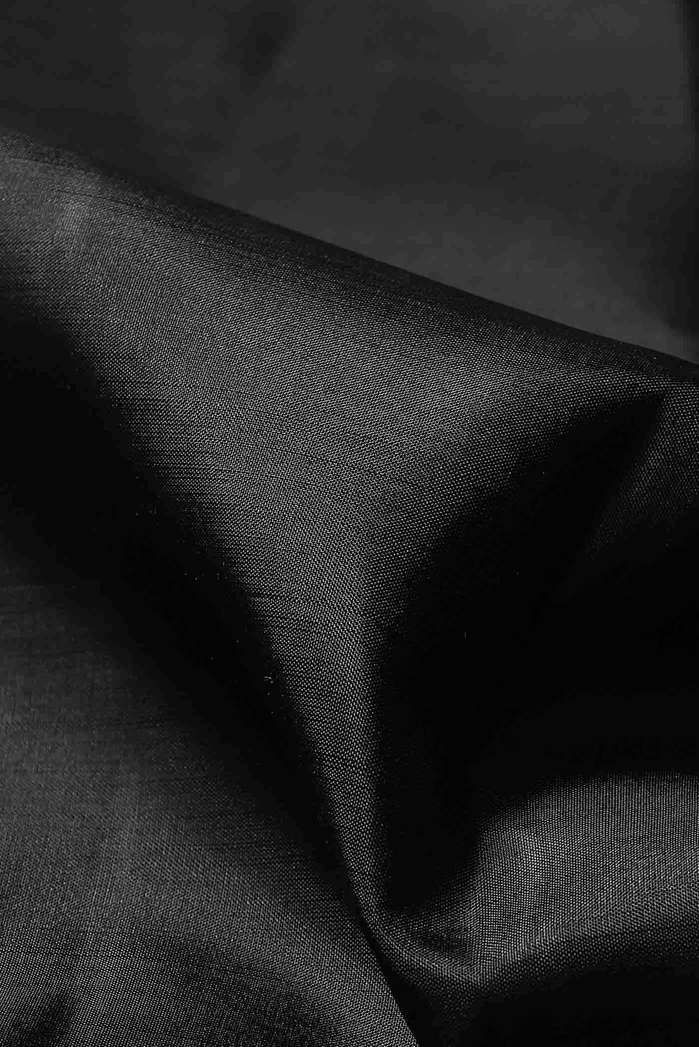 Black Kanchipuram Silk Saree