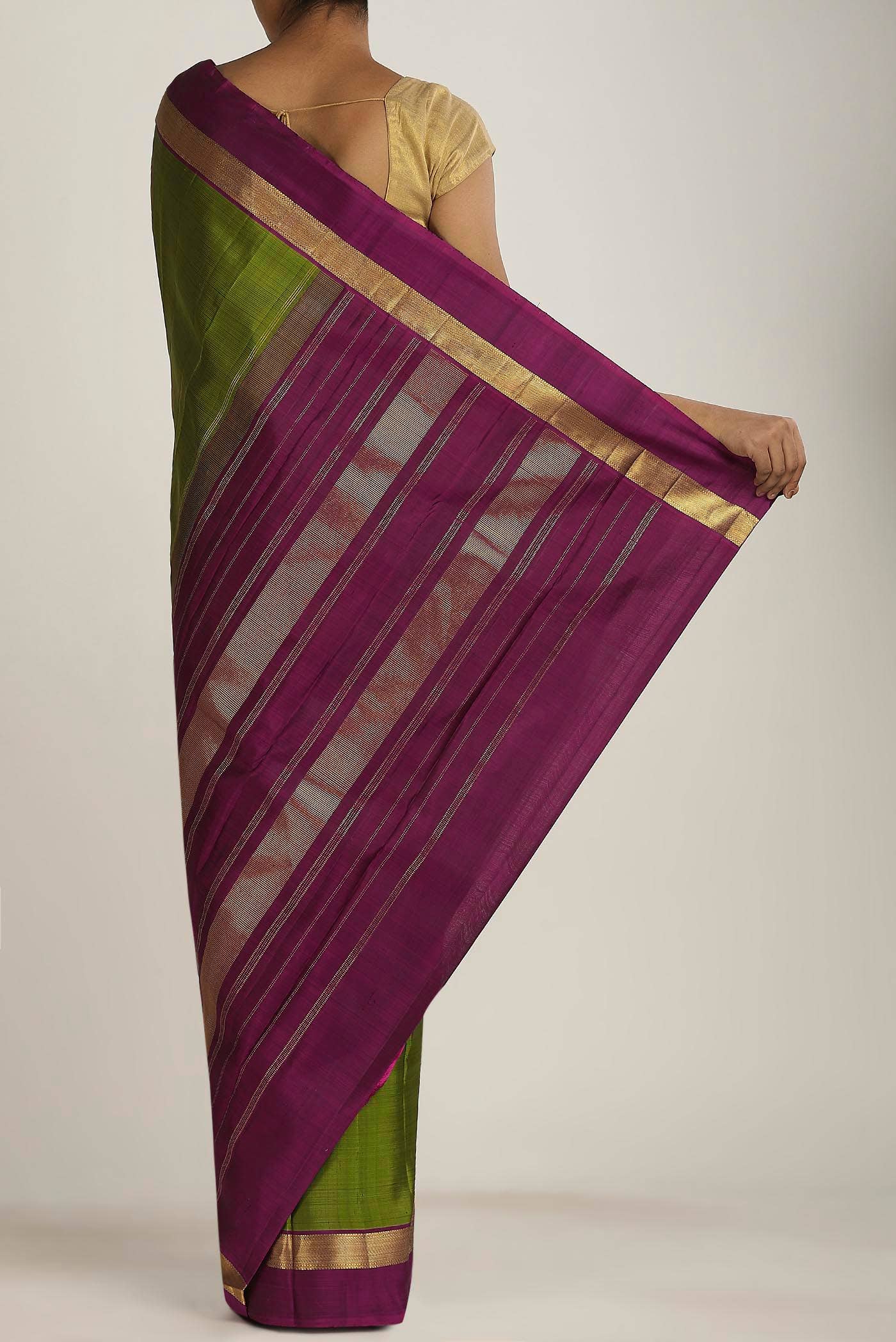 Green Kanchipuram Silk Saree