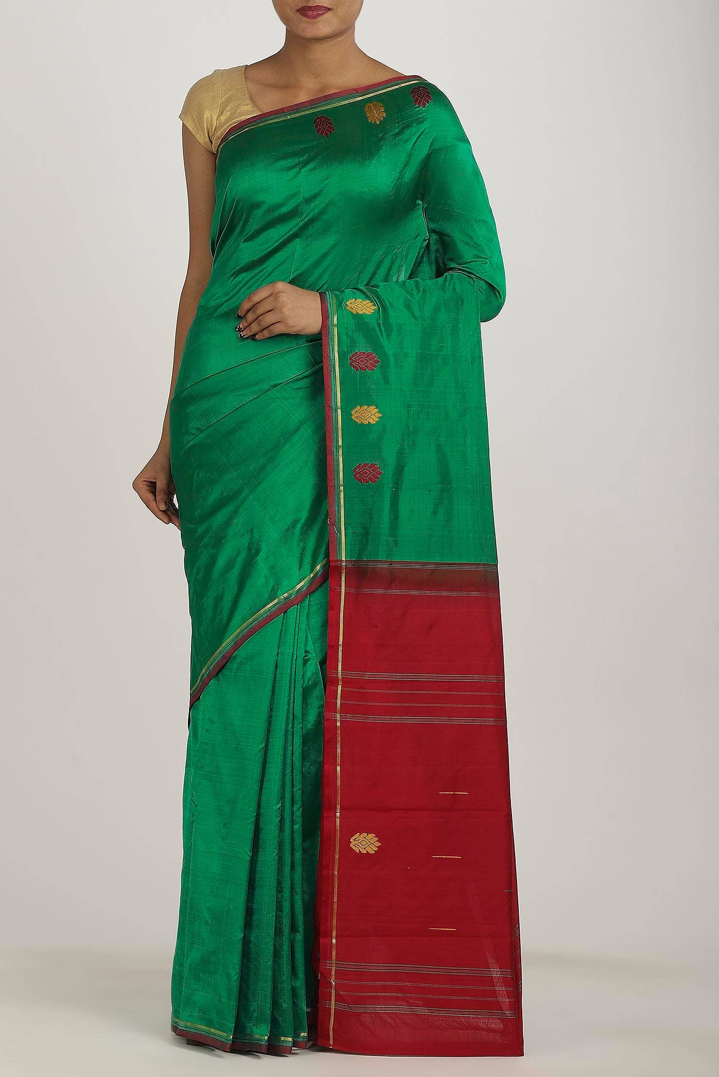 Green Kanchipuram Silk Saree