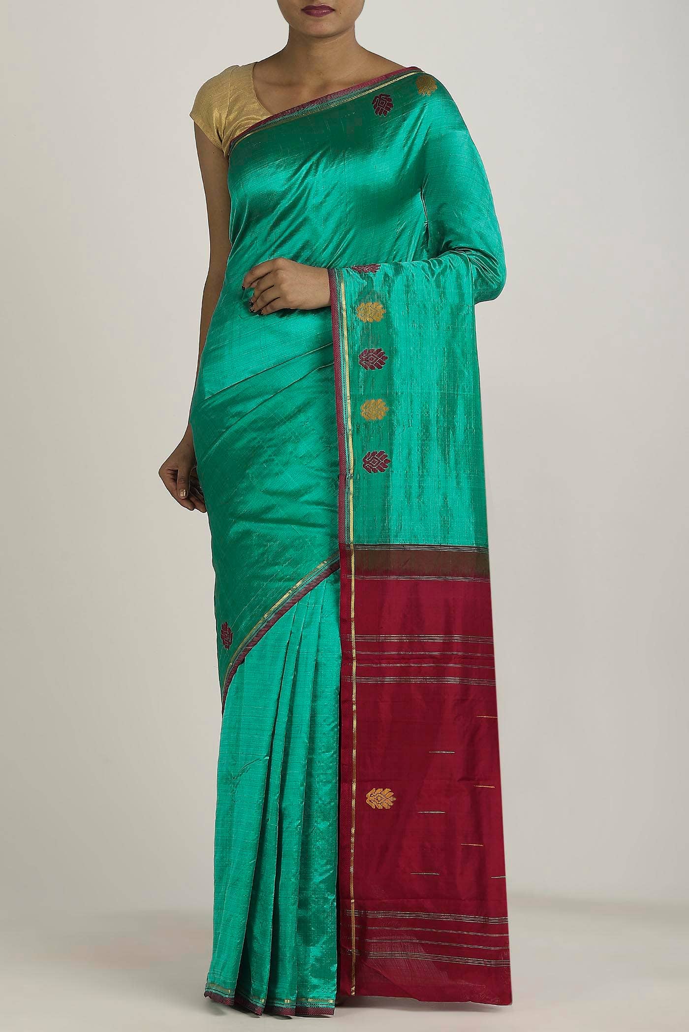 Green Kanchipuram Silk Saree