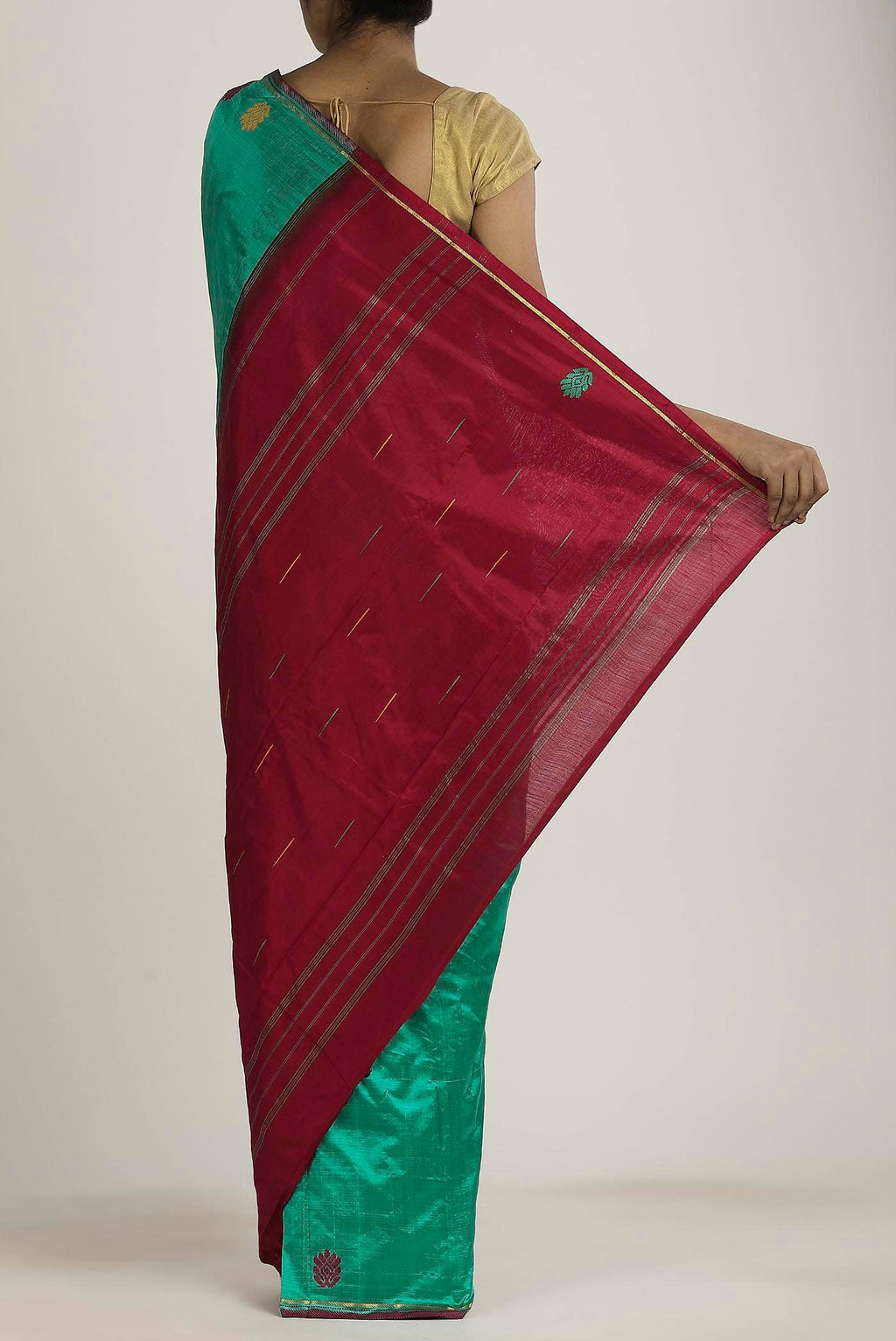 Green Kanchipuram Silk Saree