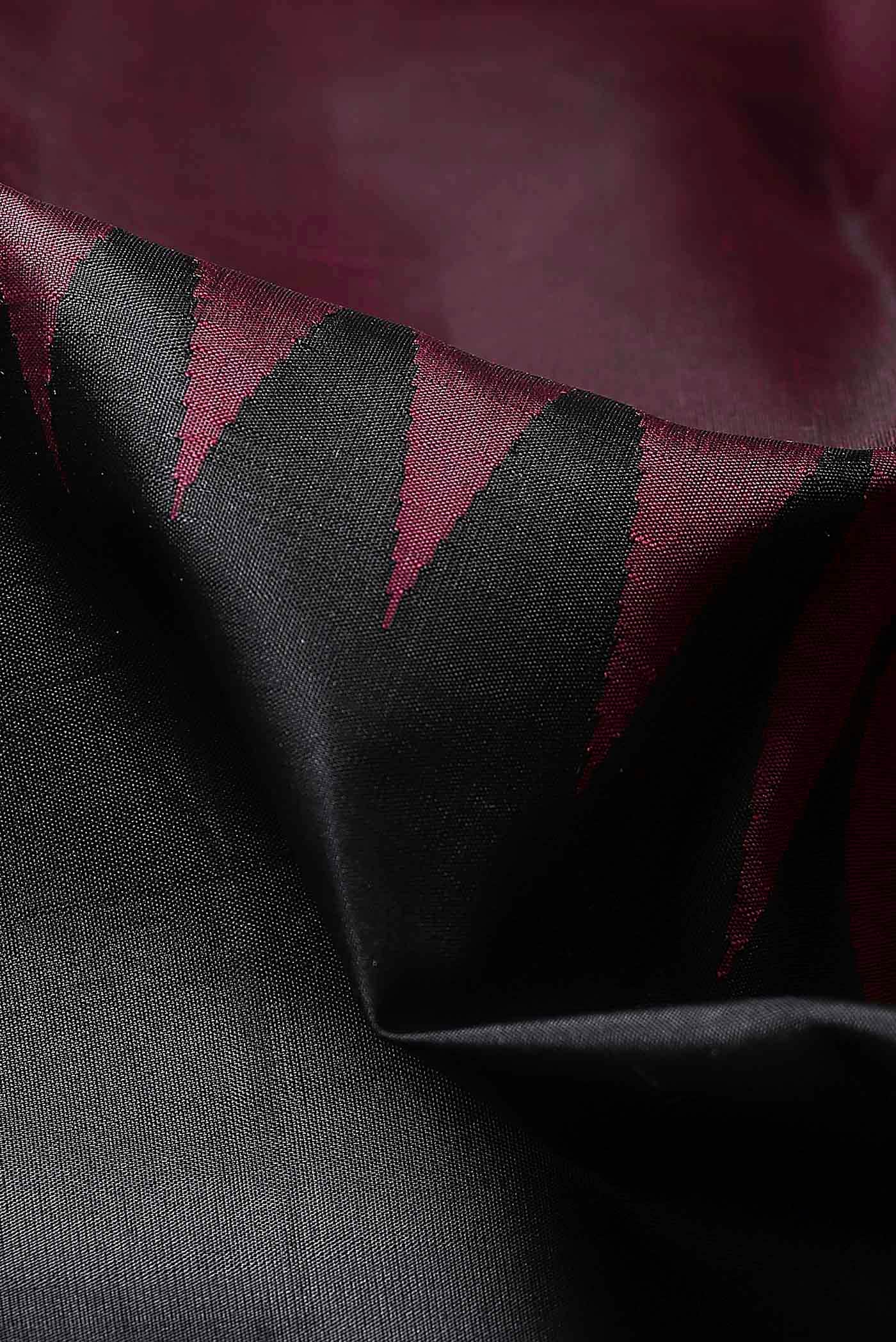Black Kanchipuram Silk Saree