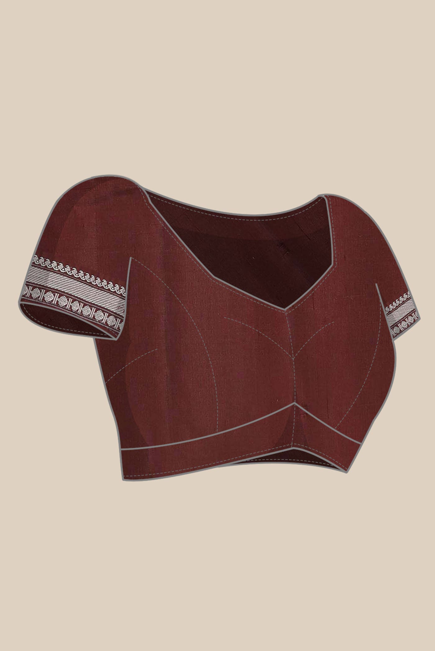 Sandal Gadwal Silk Cotton Saree