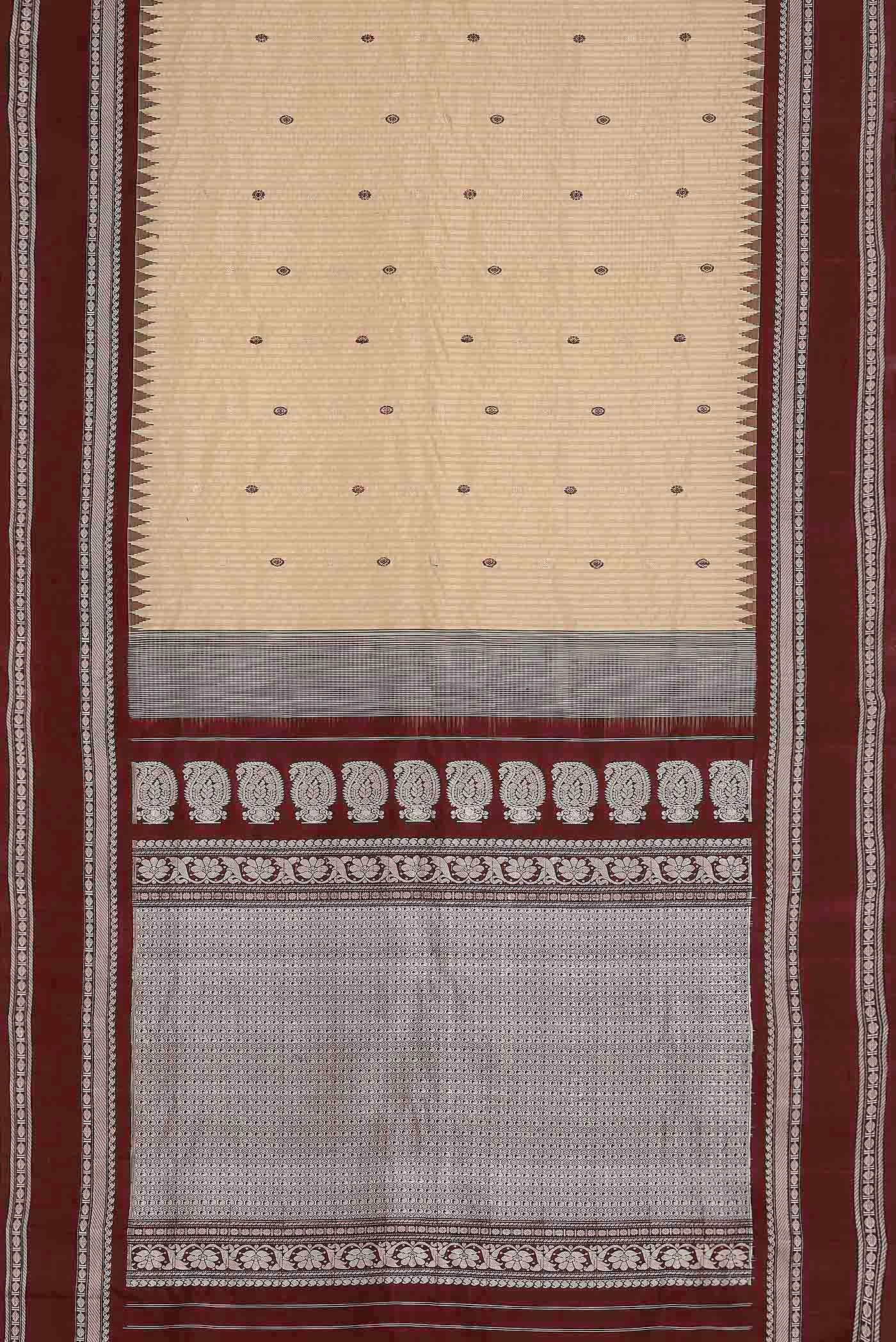 Sandal Gadwal Silk Cotton Saree