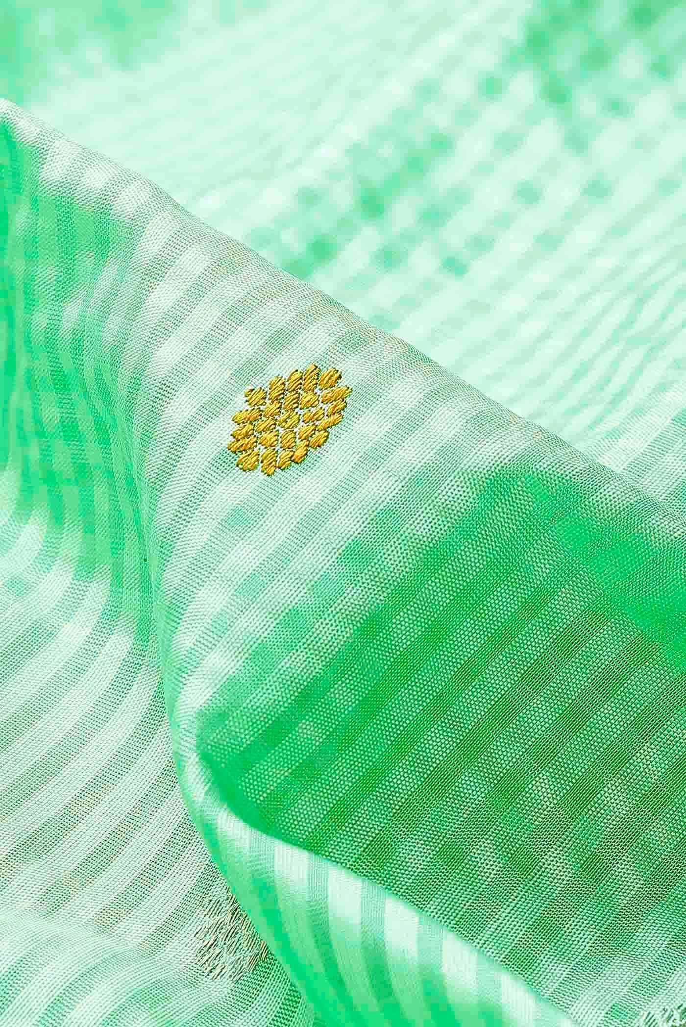 Green Gadwal Silk Saree