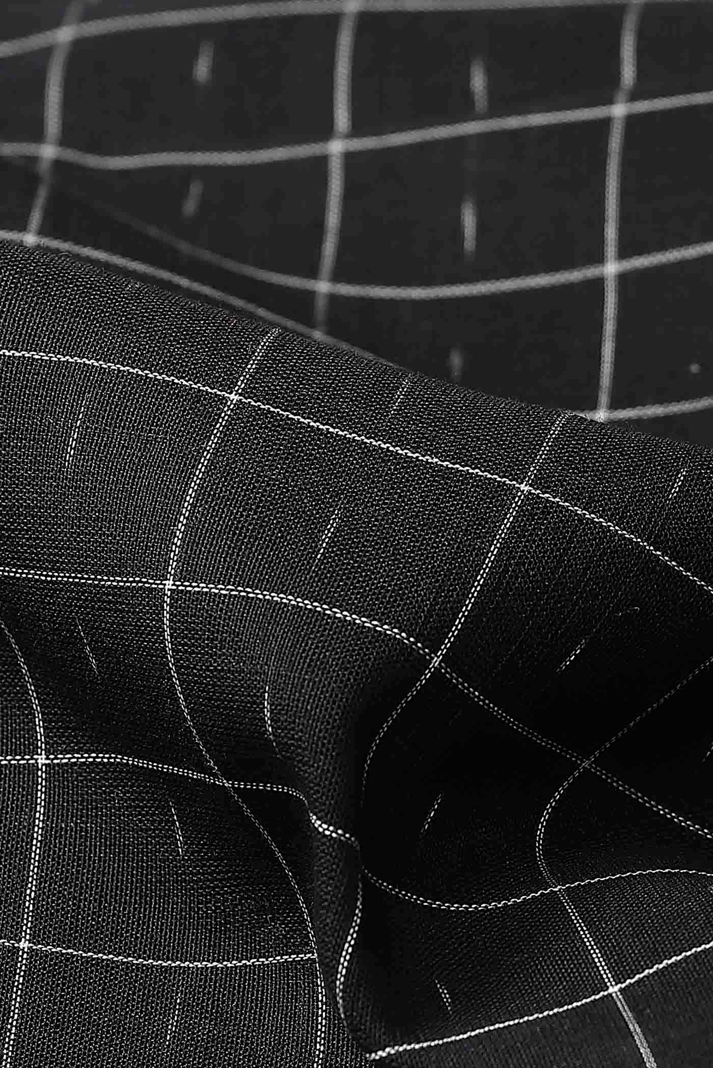 Black Pochampally Cotton Saree