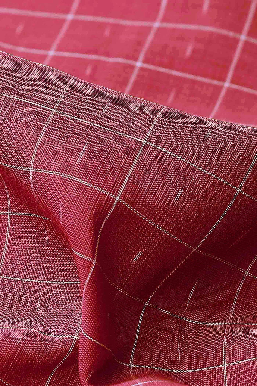 Red Pochampally Cotton Saree
