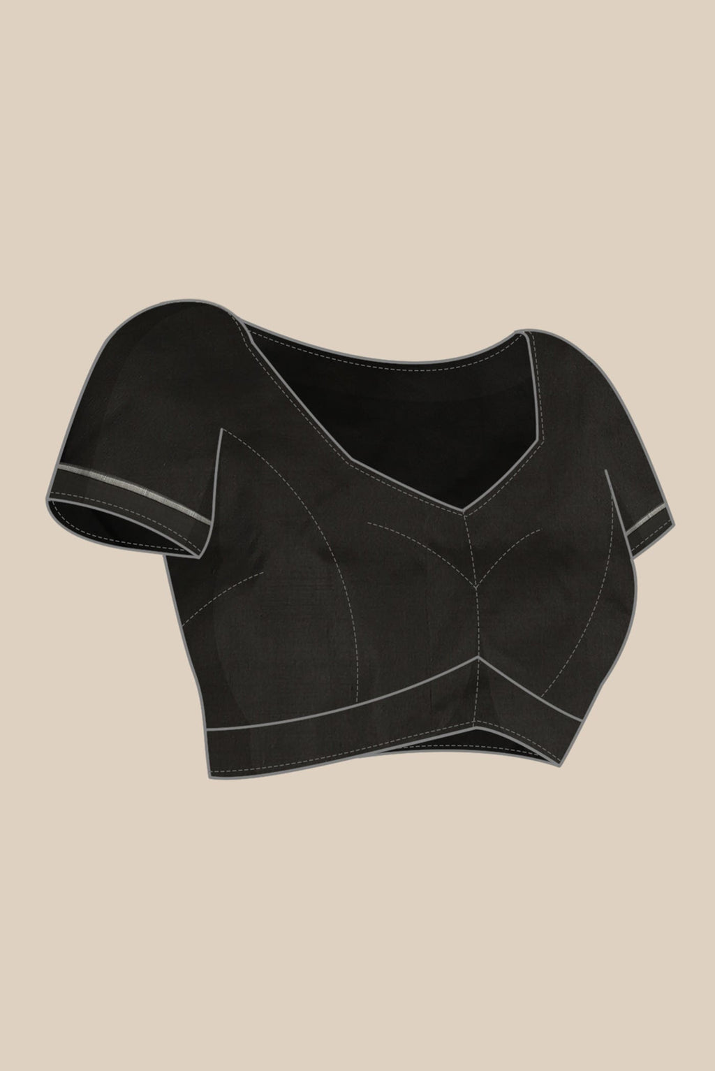 Black Pochampally Silk Saree