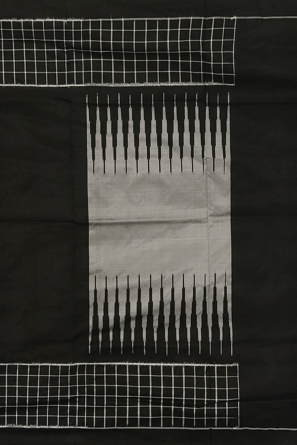 Black Pochampally Silk Saree
