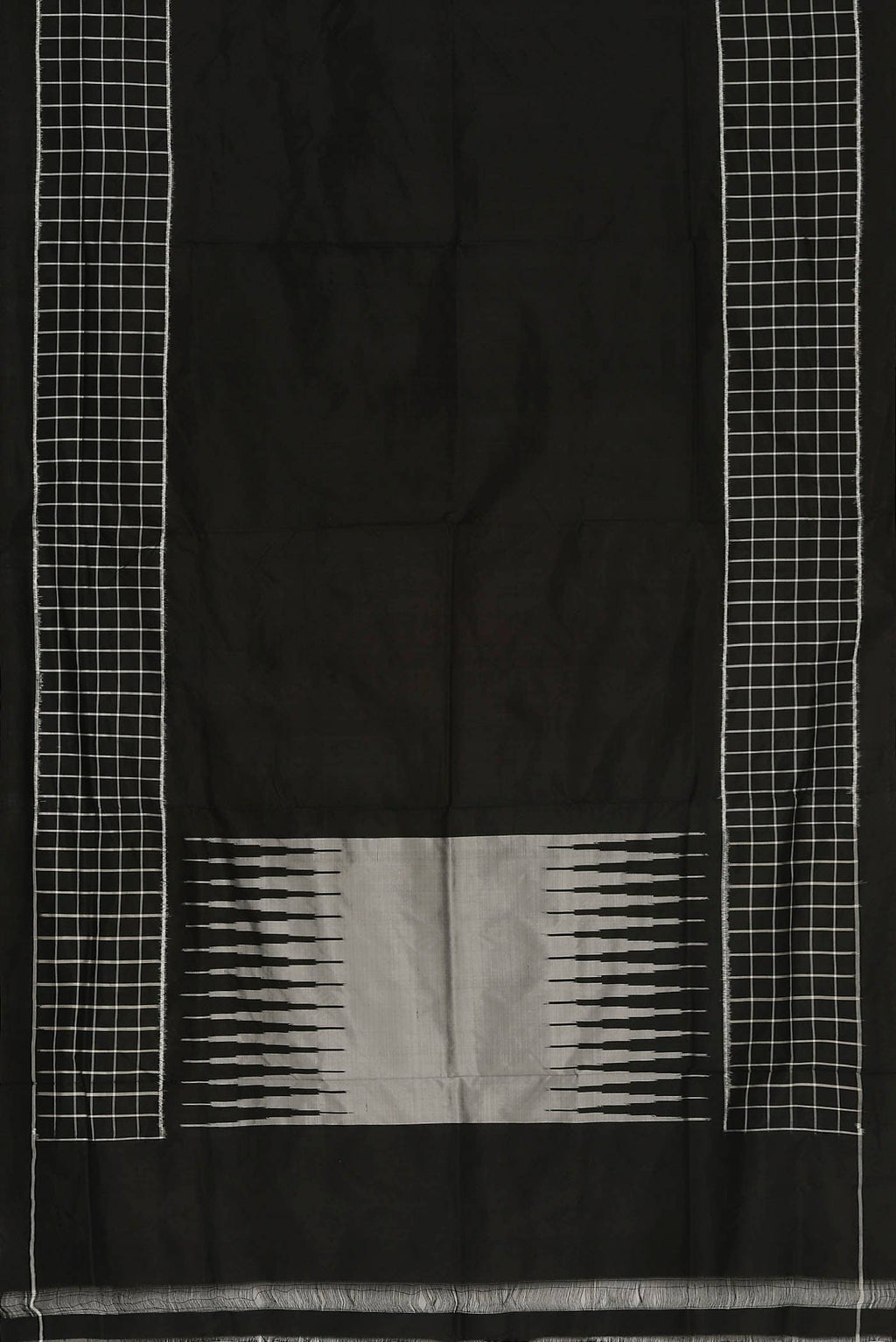 Black Pochampally Silk Saree