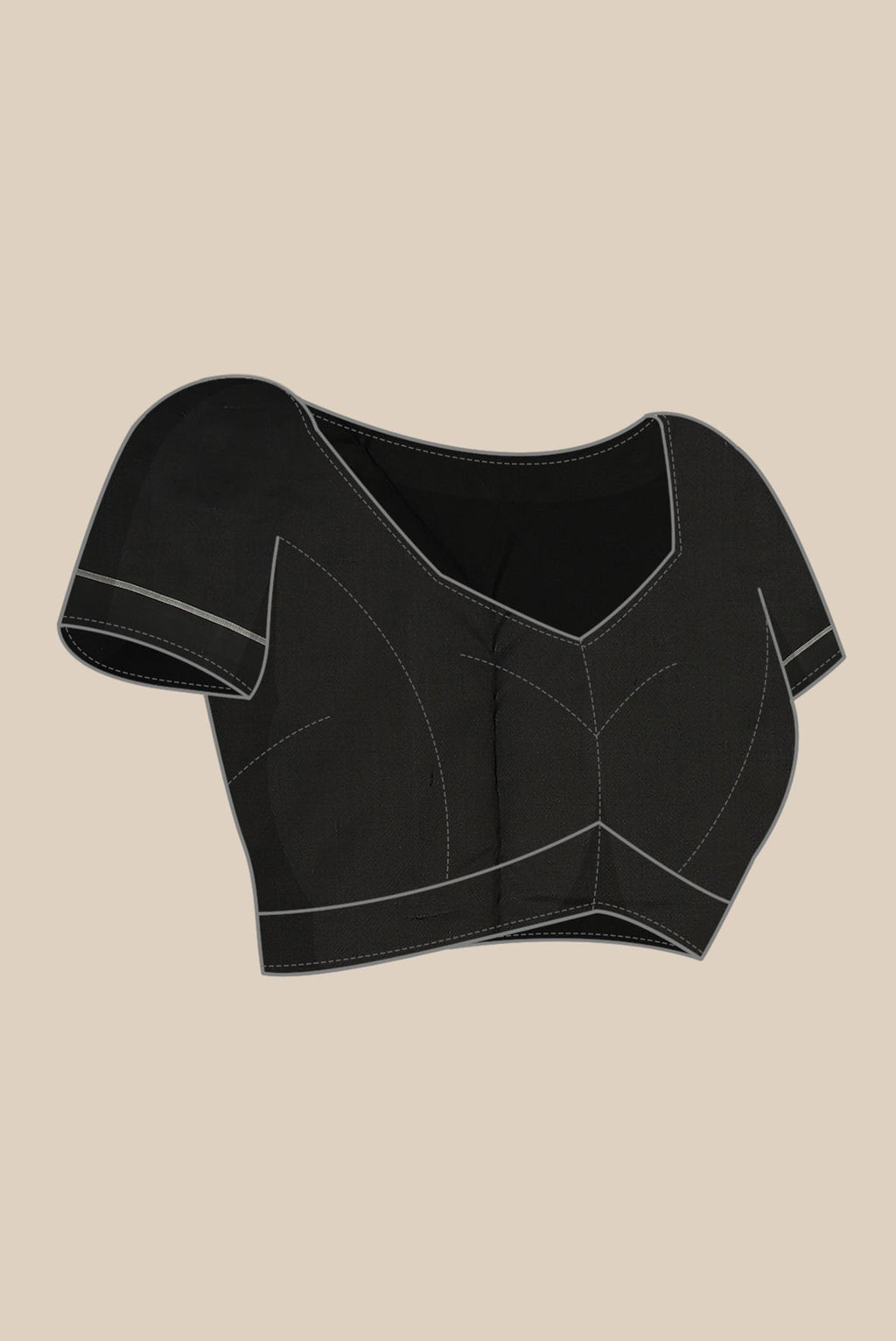 Black Pochampally Silk Saree