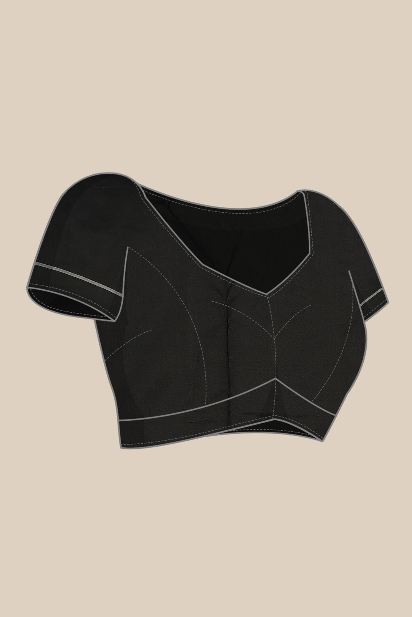 Black Pochampally Silk Saree