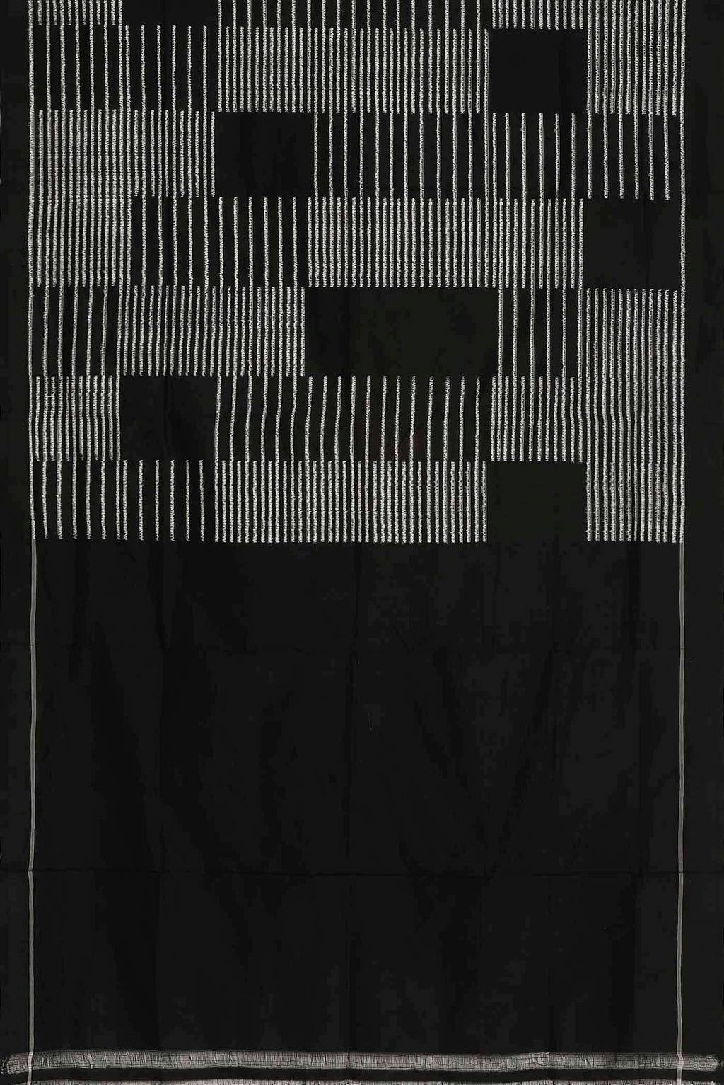 Black Pochampally Silk Saree