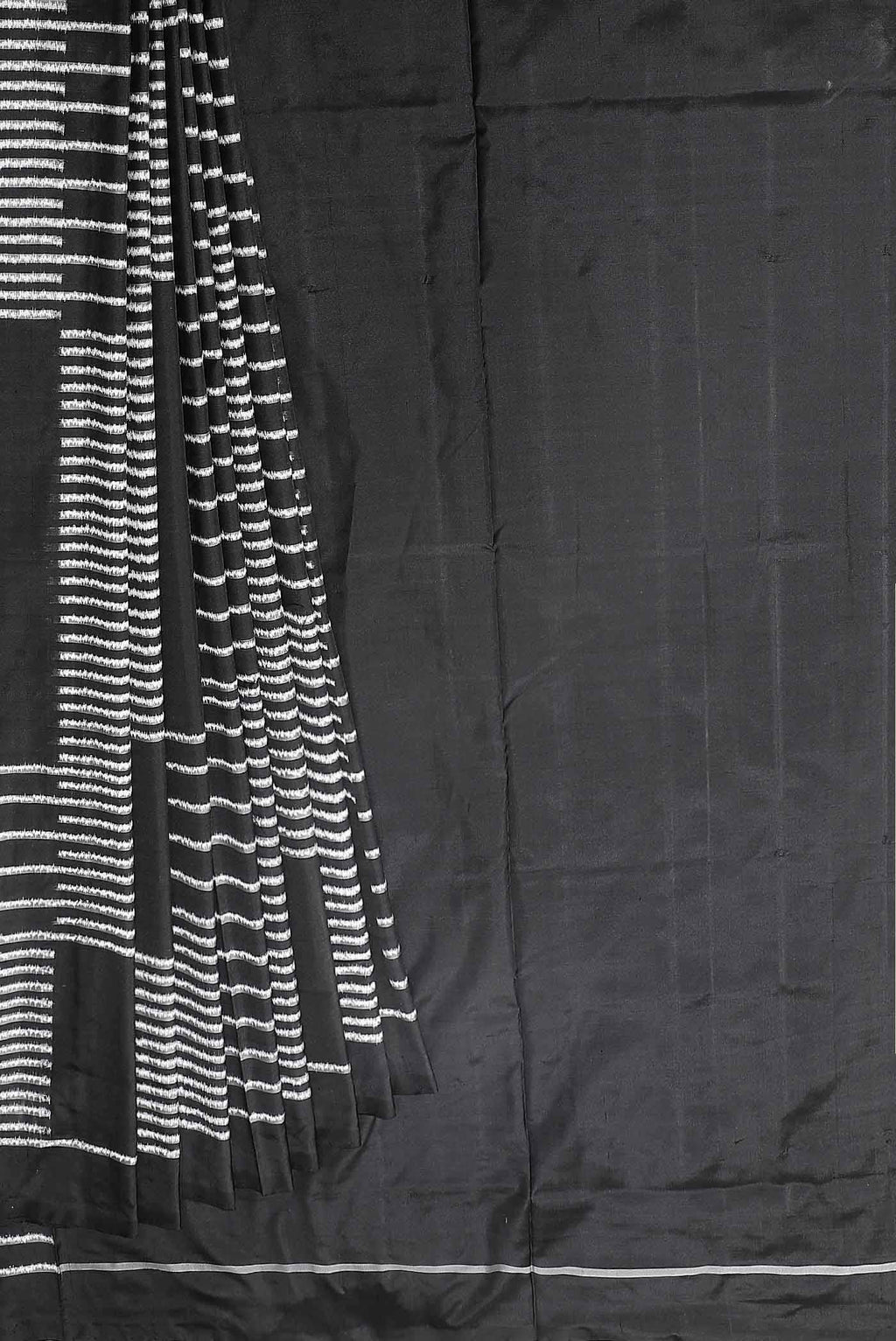 Black Pochampally Silk Saree