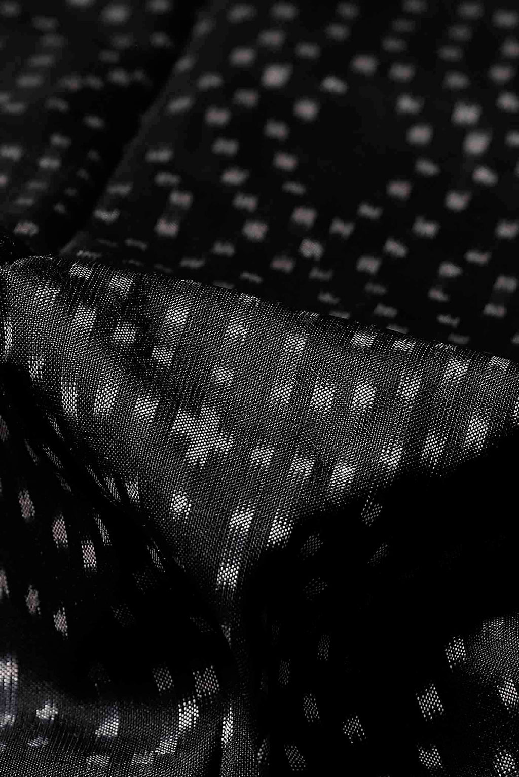 Black Pochampally Silk Saree