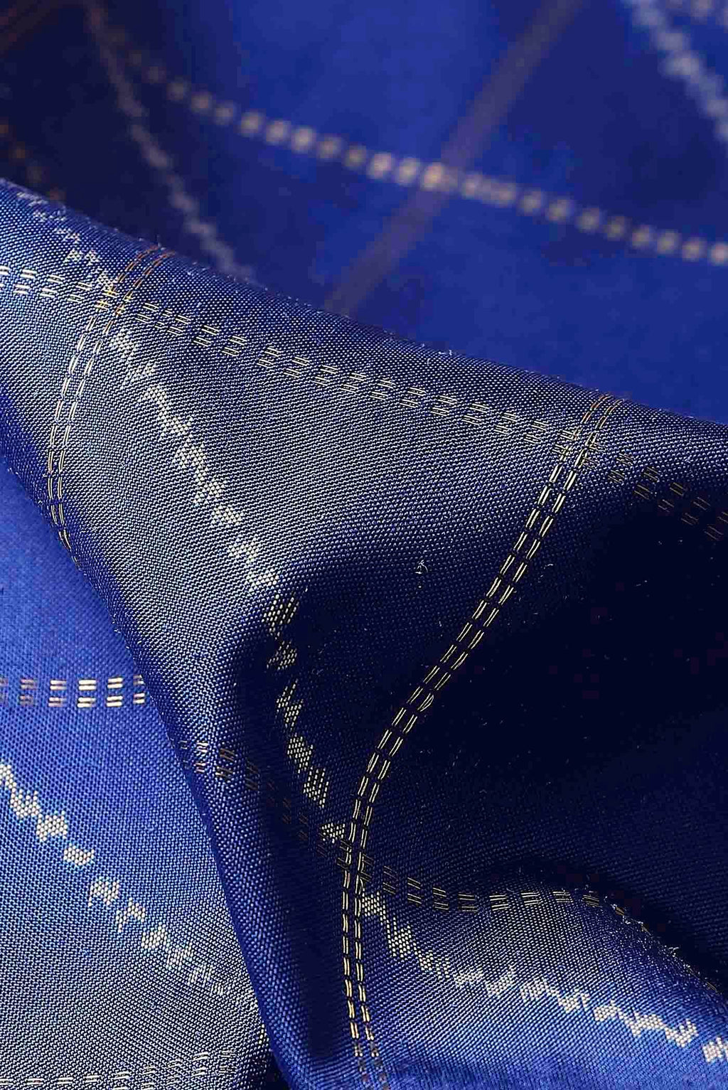 Royal Blue Pochampally Silk Saree
