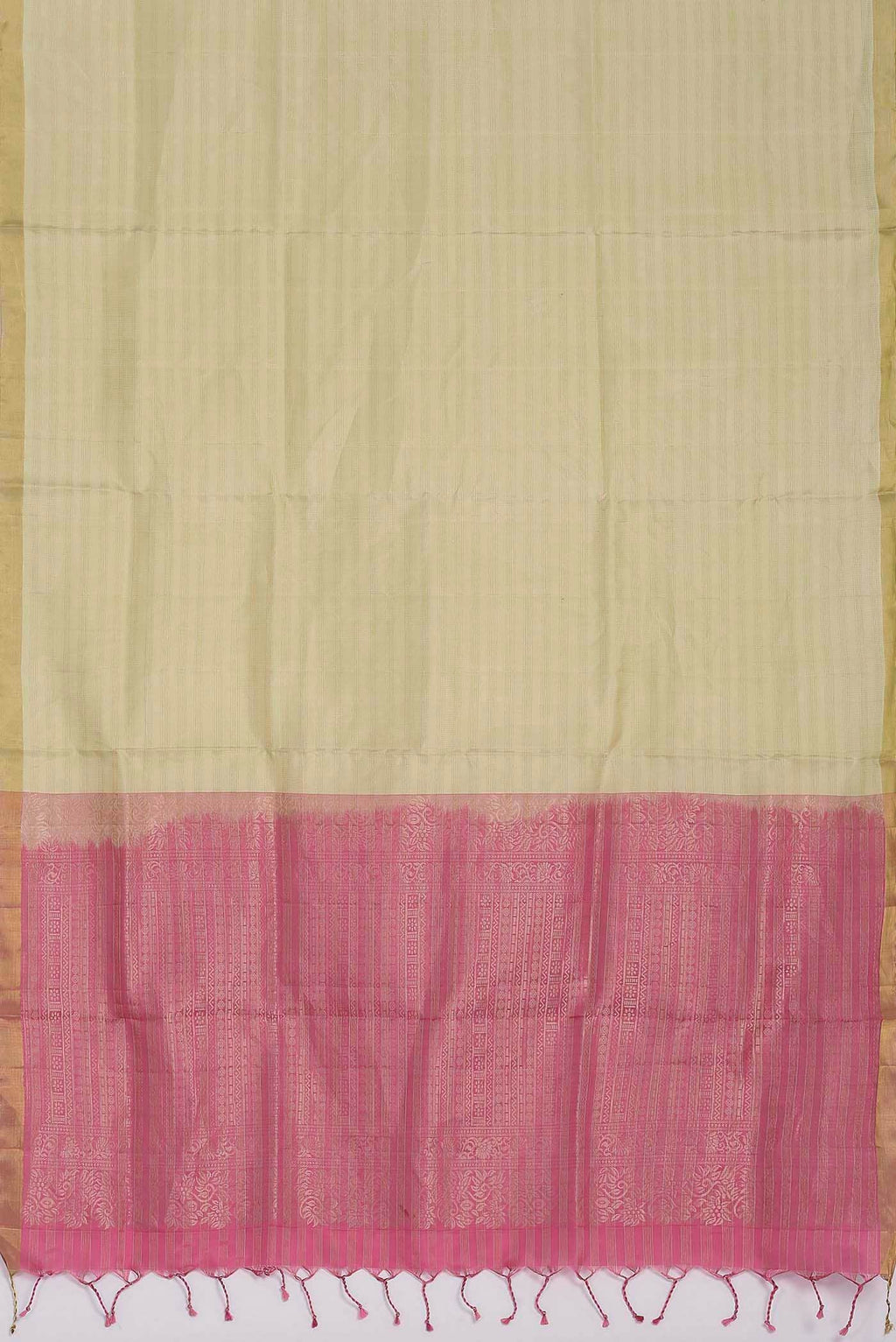 Cream Soft Silk Saree