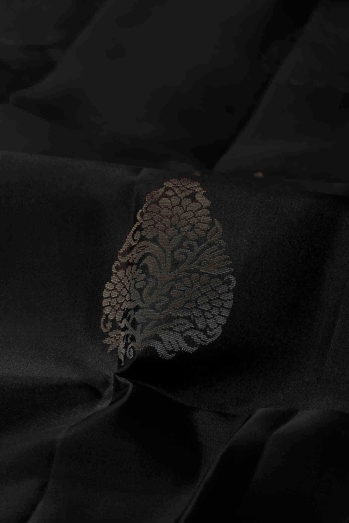 Black Soft Silk Saree