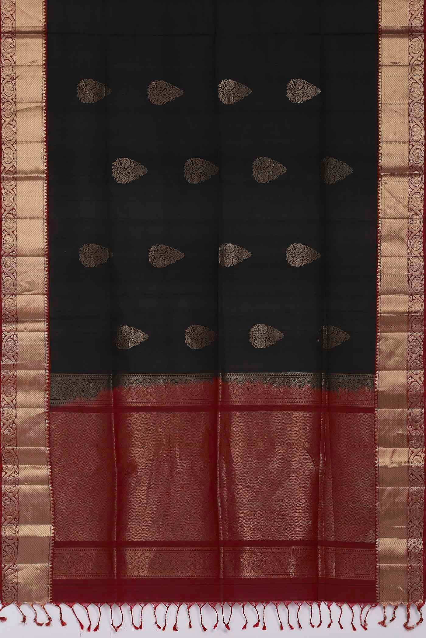 Black Soft Silk Saree