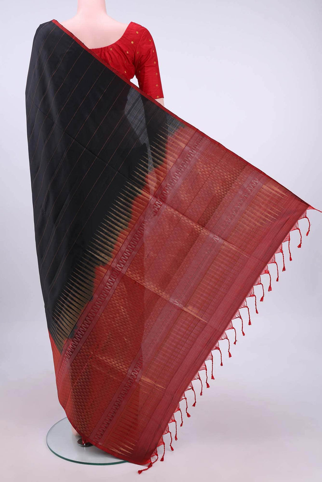 Black Soft Silk Saree