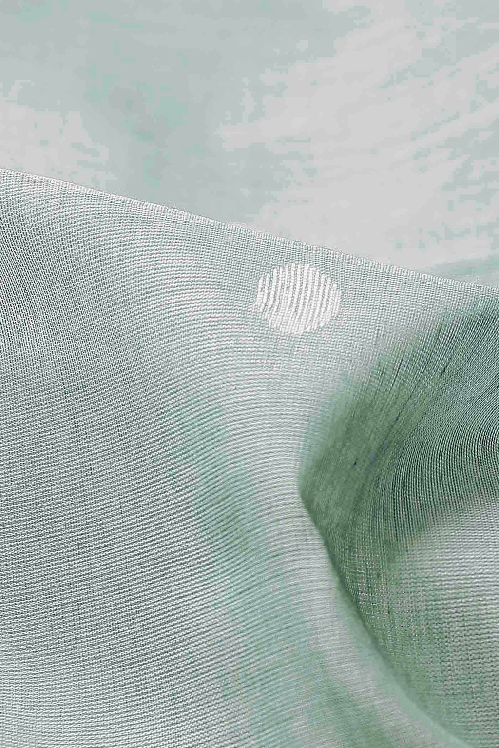 Green Jute Cotton Saree