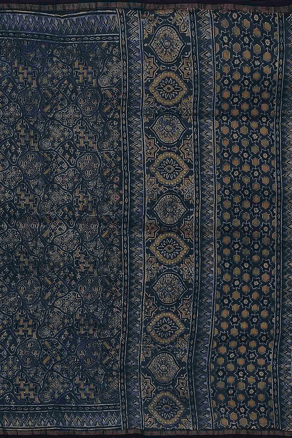 Blue Chanderi Silk Cotton Saree