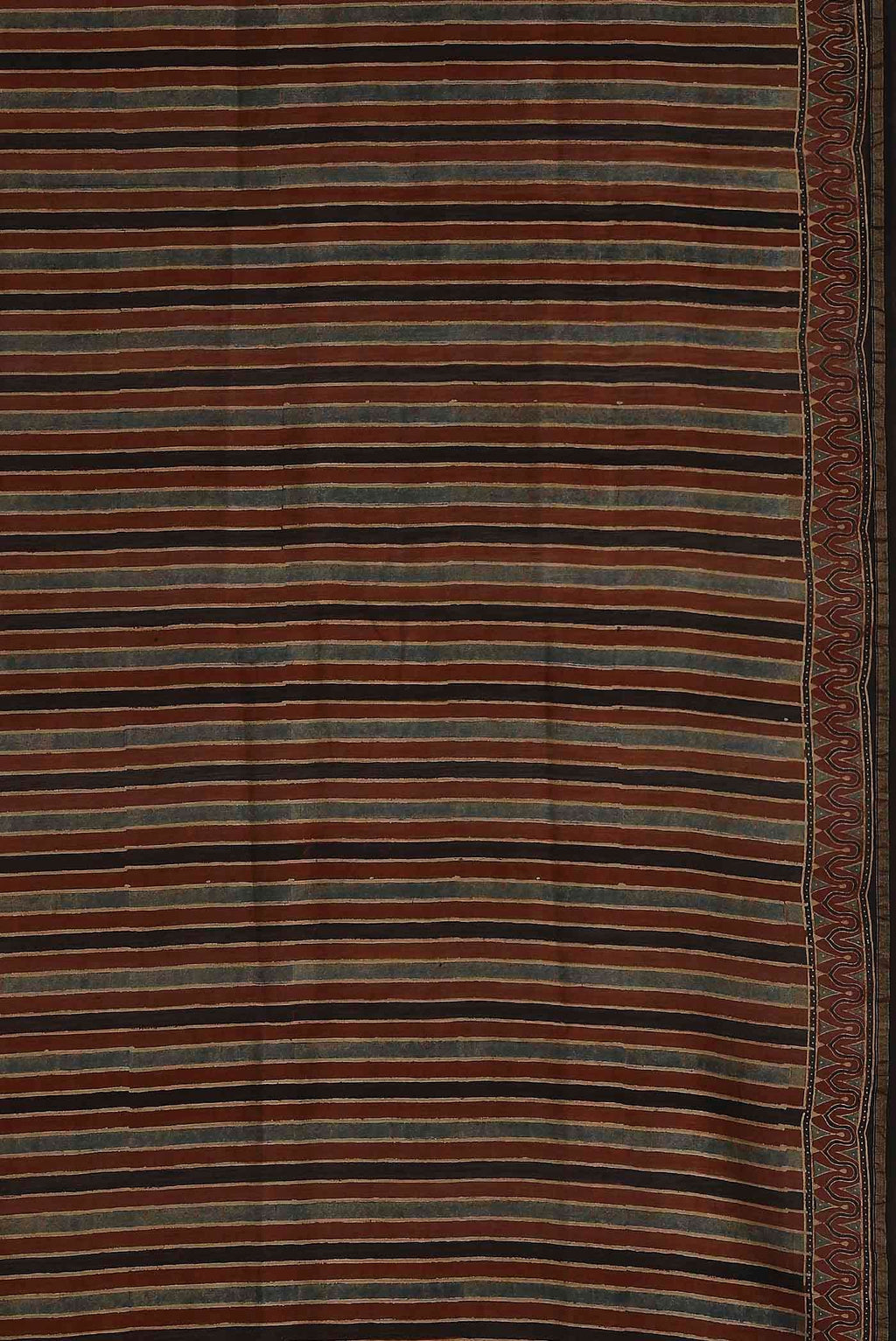 Rust Chanderi Silk Cotton Saree