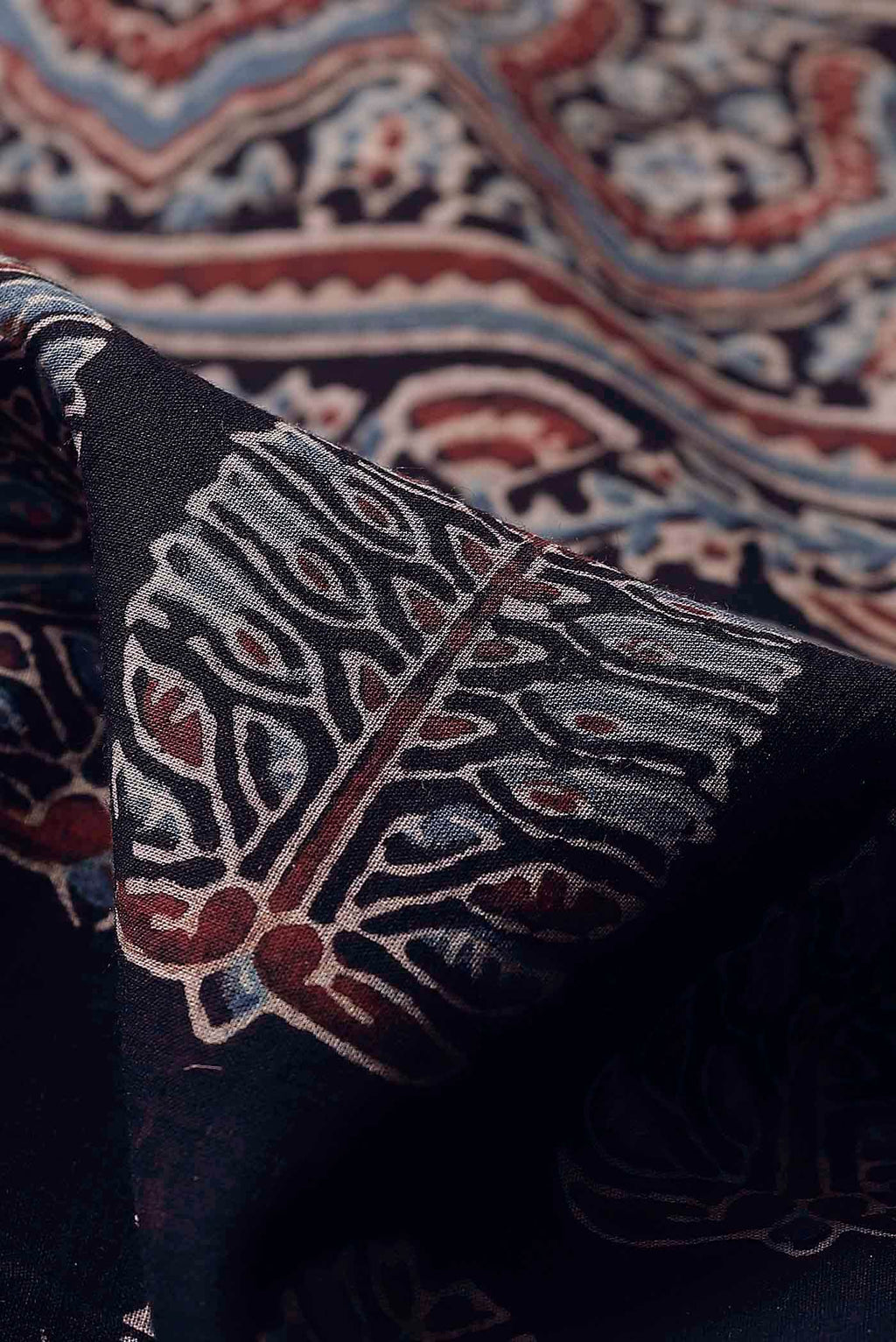 Grey Printed Cotton Saree