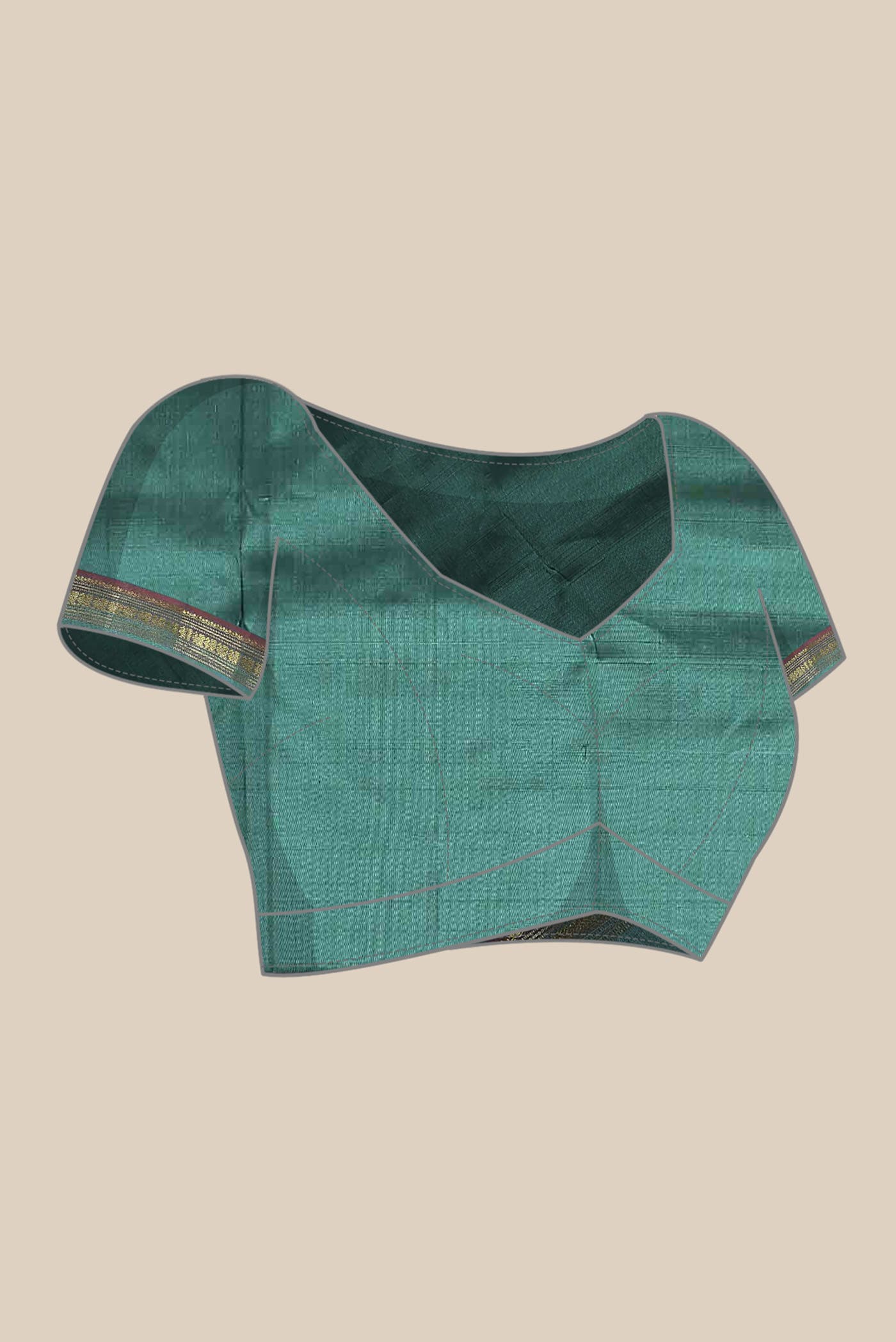 Blue Kanchipuram Silk Saree