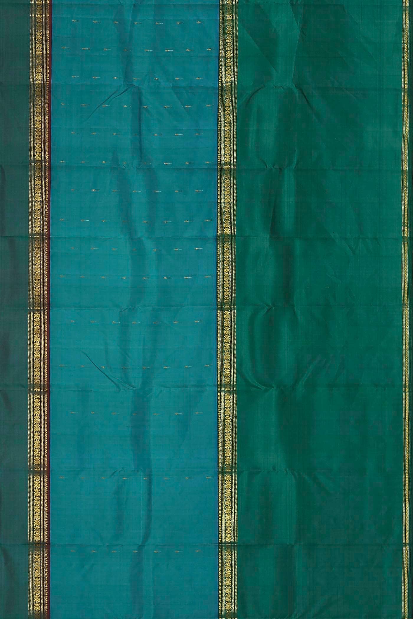 Blue Kanchipuram Silk Saree
