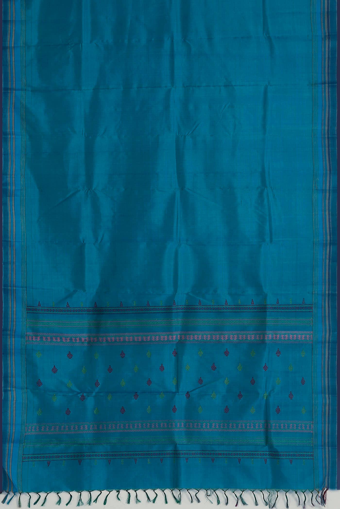Blue Kanchipuram Silk Saree