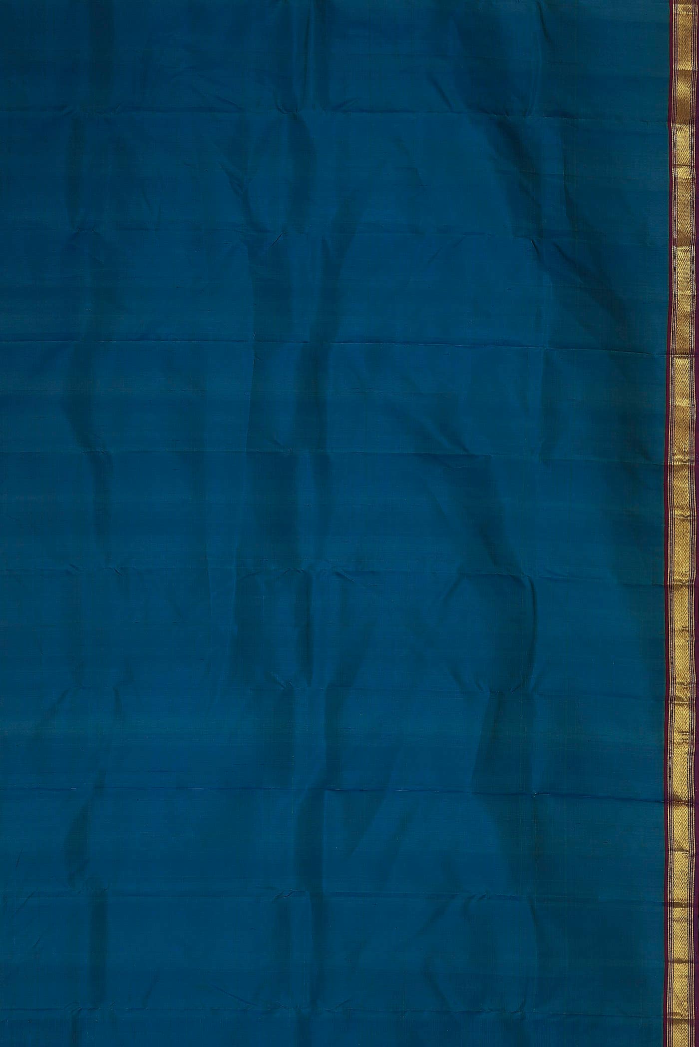Blue Kanchipuram Silk Saree