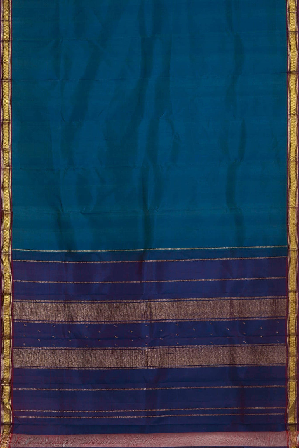 Blue Kanchipuram Silk Saree
