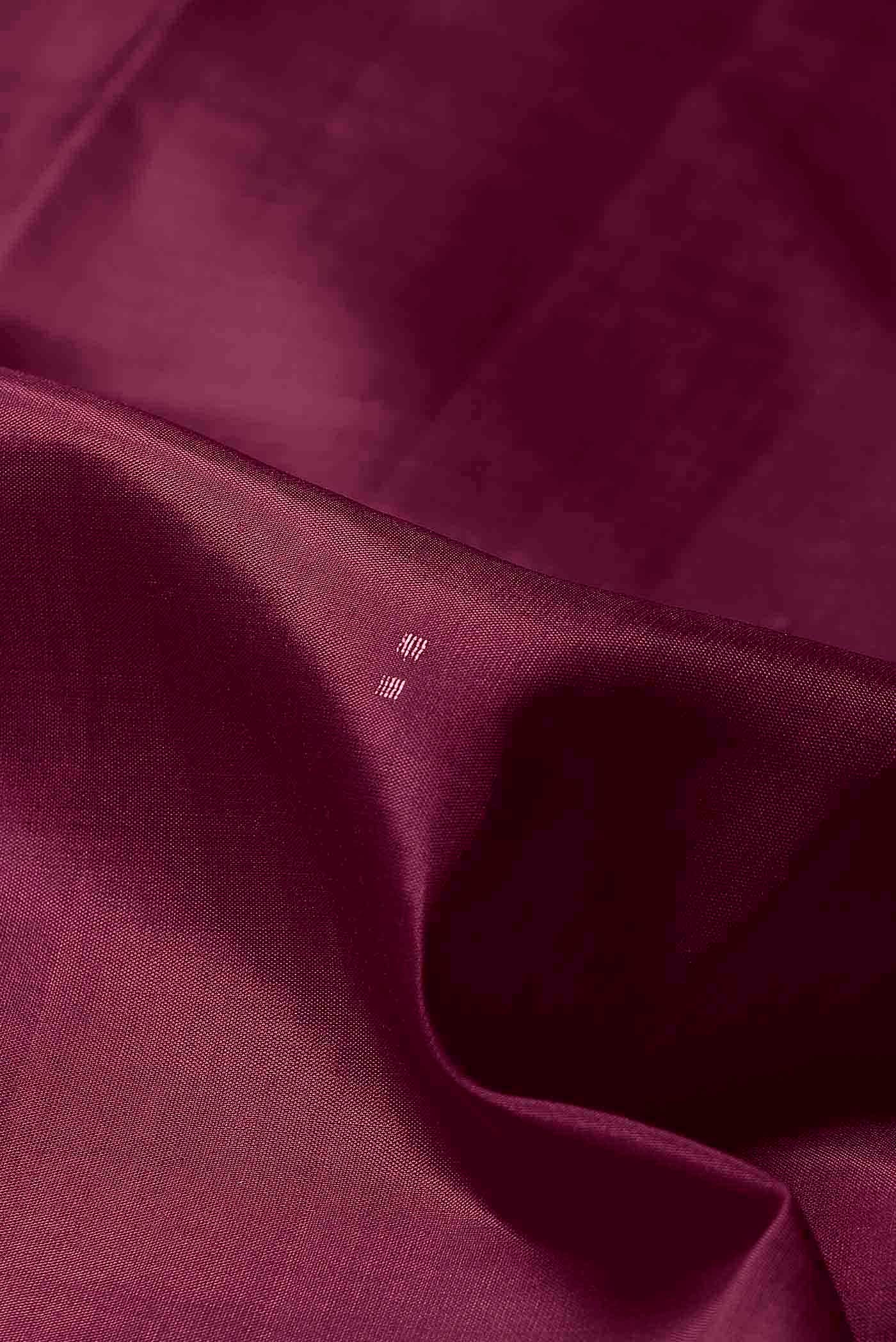 Dark Pink Kanchipuram Silk Saree