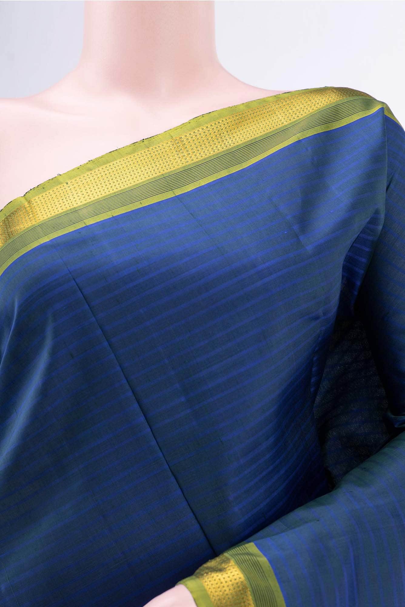 Blue Kanchipuram Saree