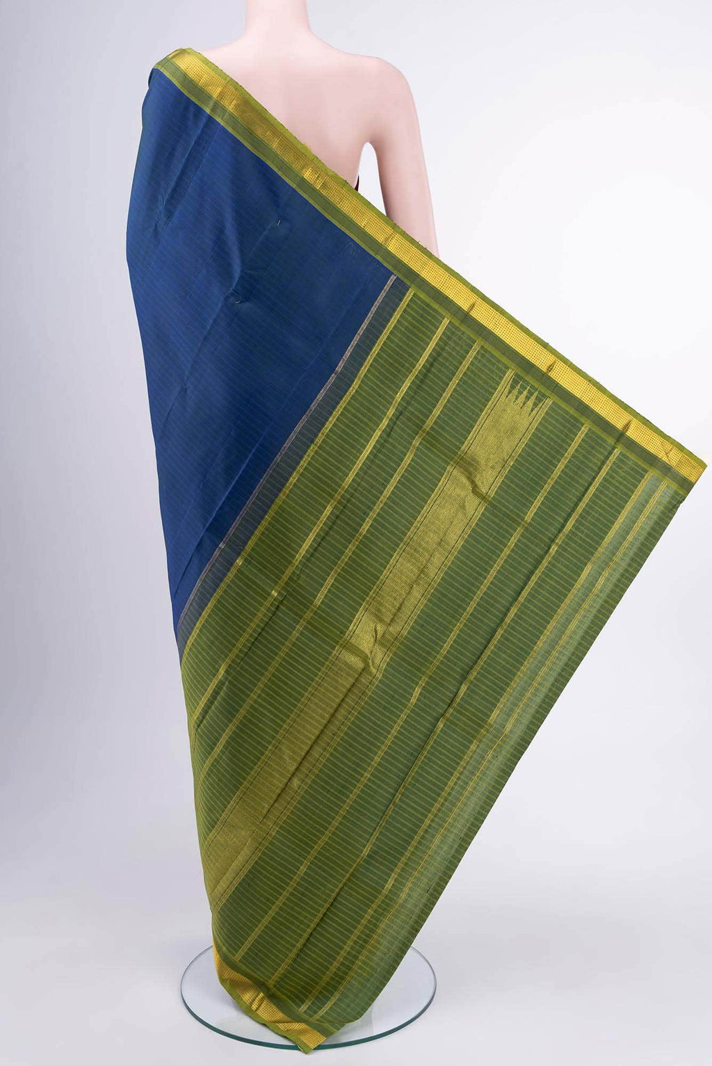 Blue Kanchipuram Saree