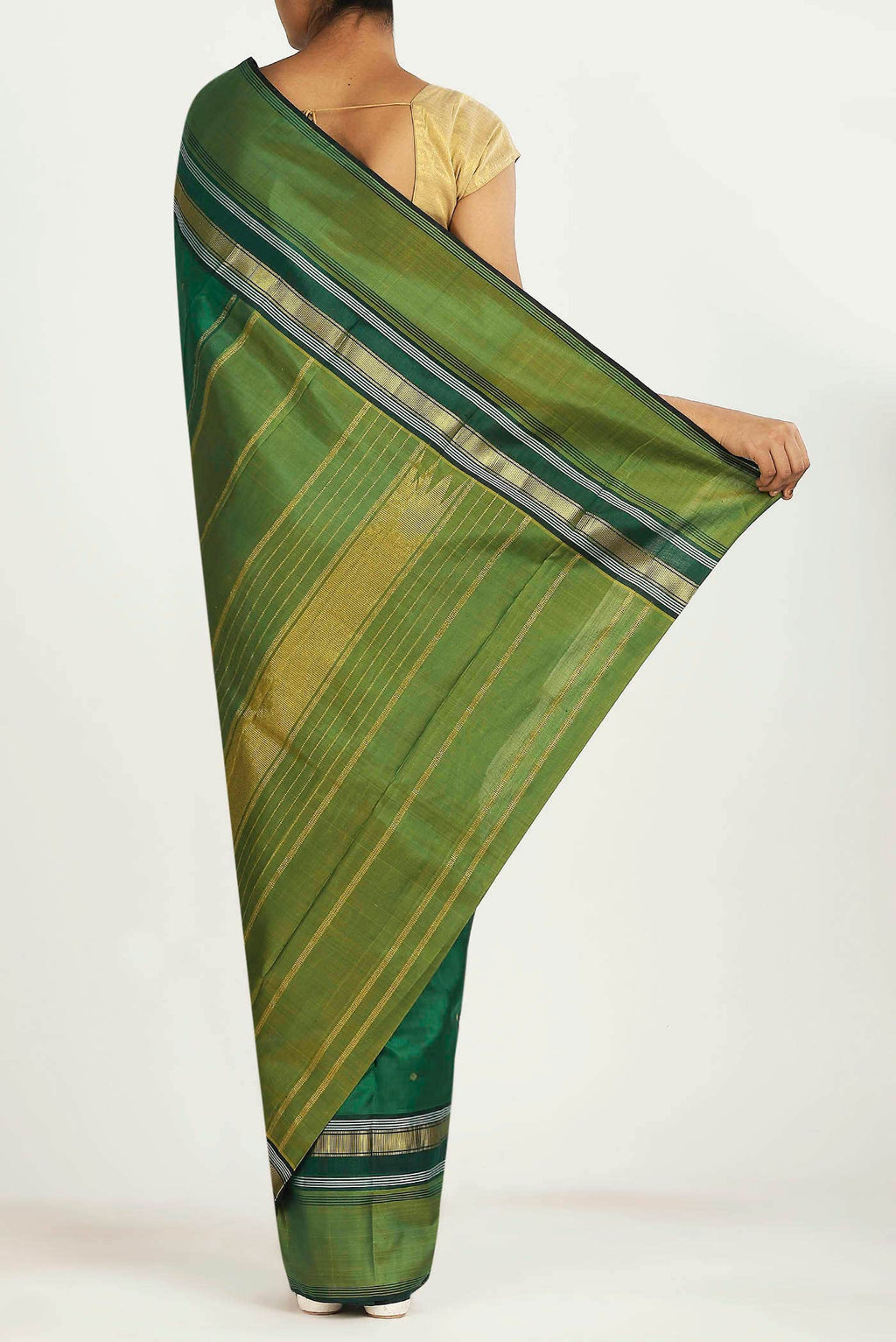 Green Kanchipuram Silk Saree