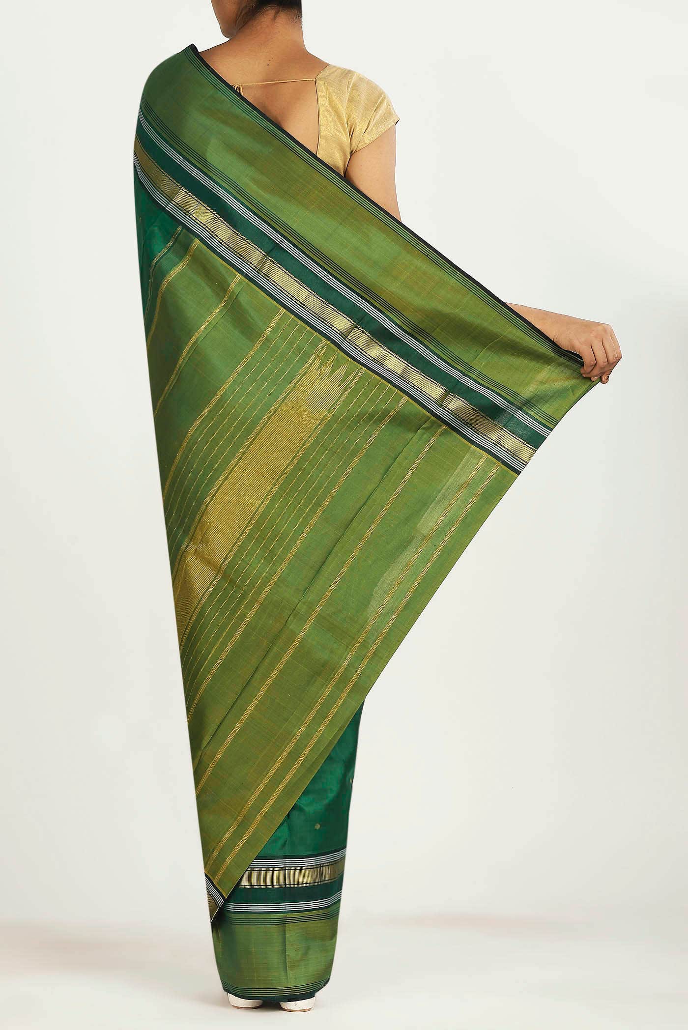 Green Kanchipuram Silk Saree