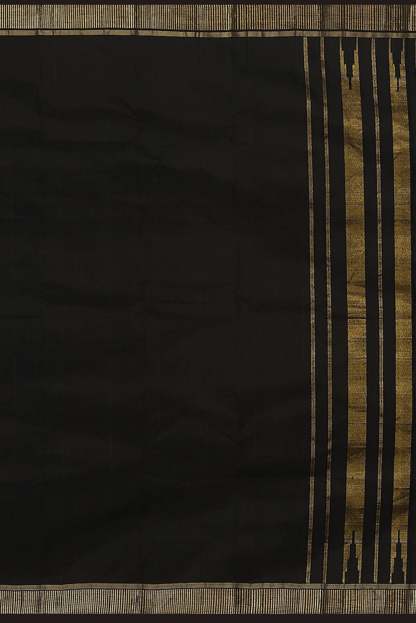 Black Kanchipuram Silk Saree