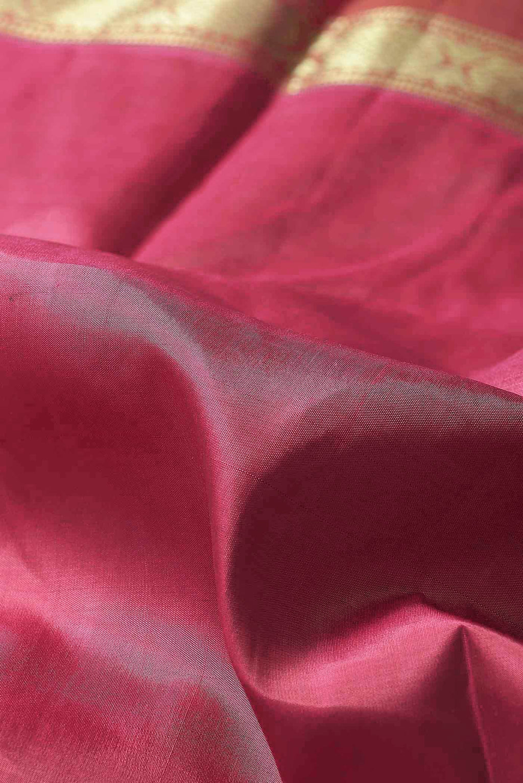 Dark Pink Kanchipuram Silk Saree