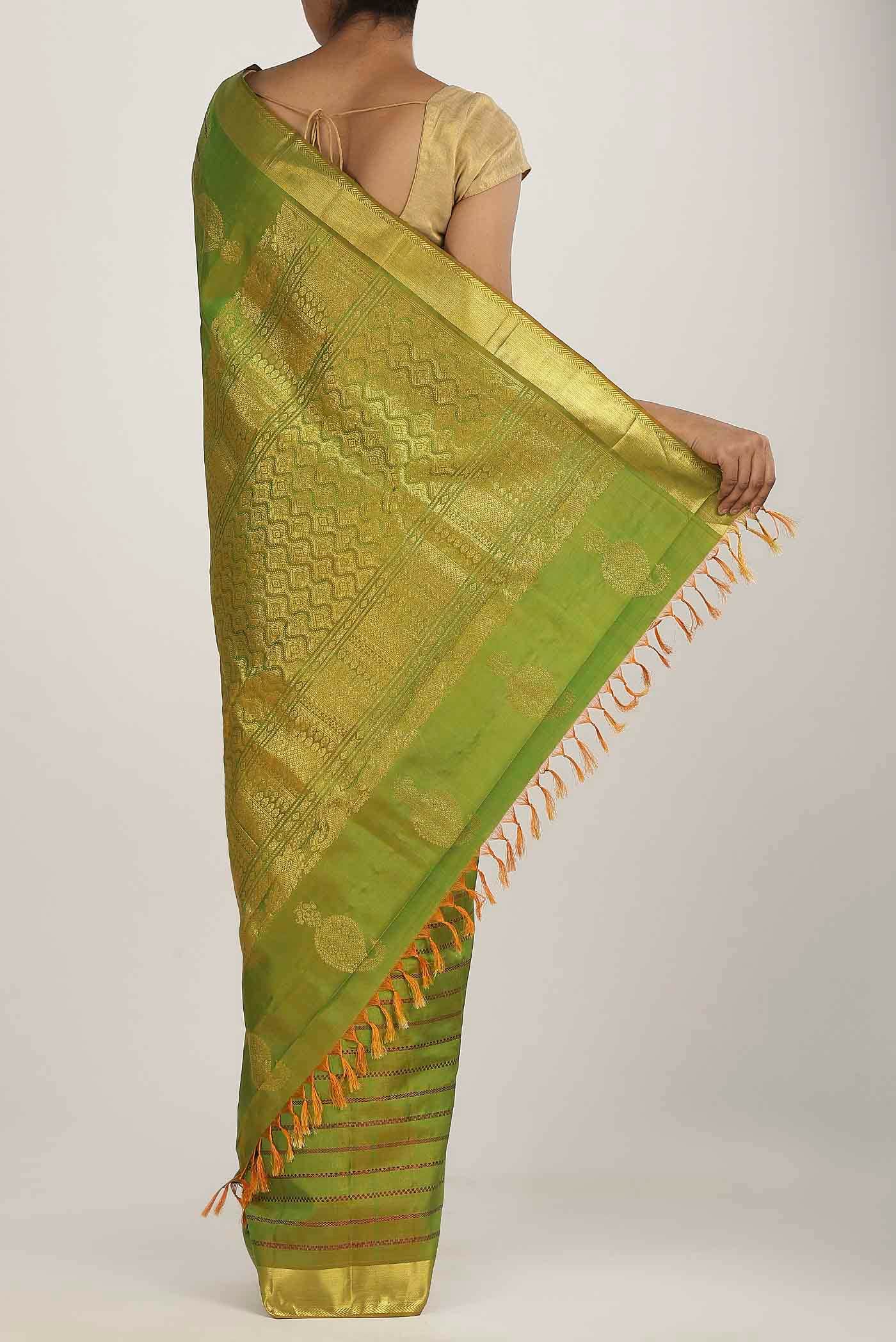 Green Kanchipuram Silk Saree