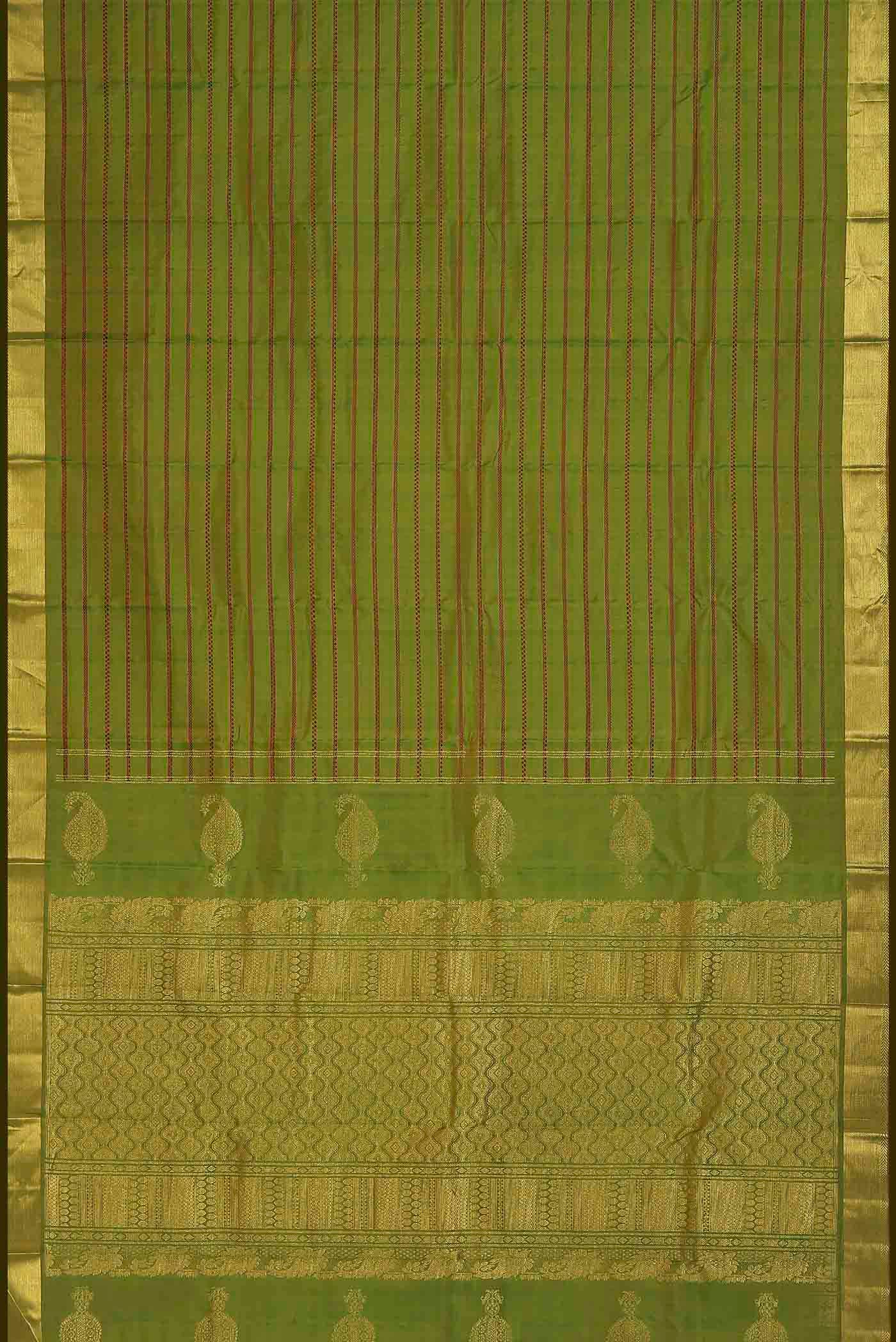 Green Kanchipuram Silk Saree