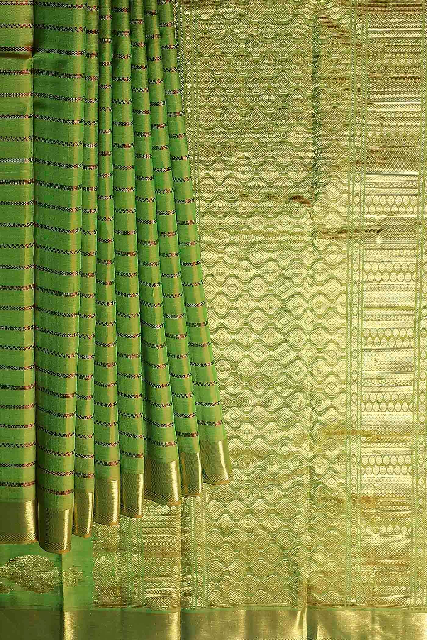 Green Kanchipuram Silk Saree