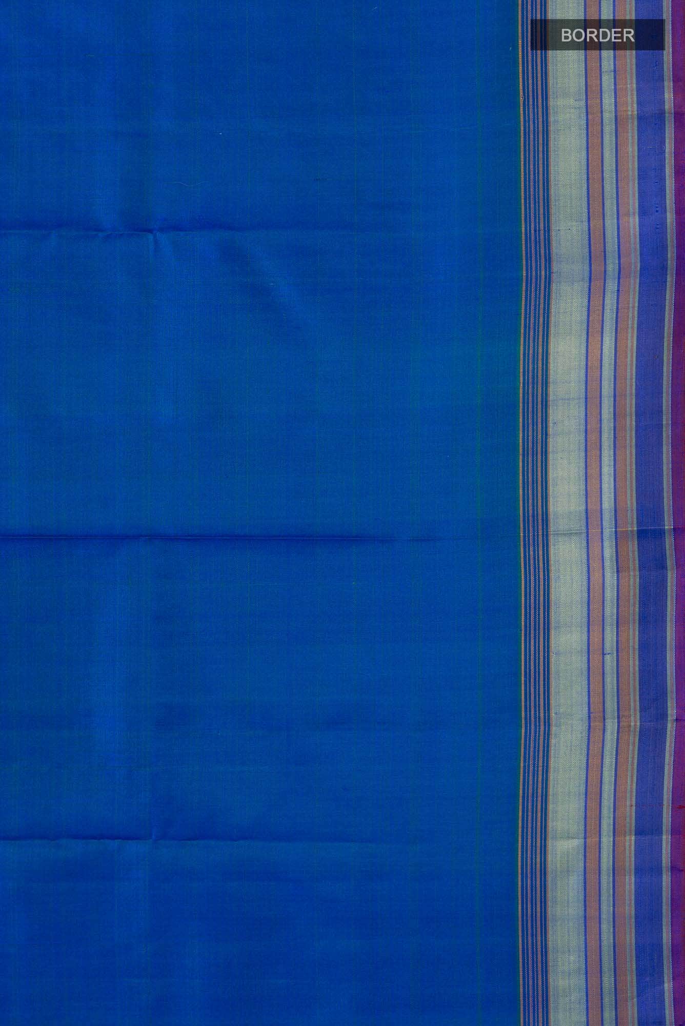 Blue Kanchipuram Silk Saree