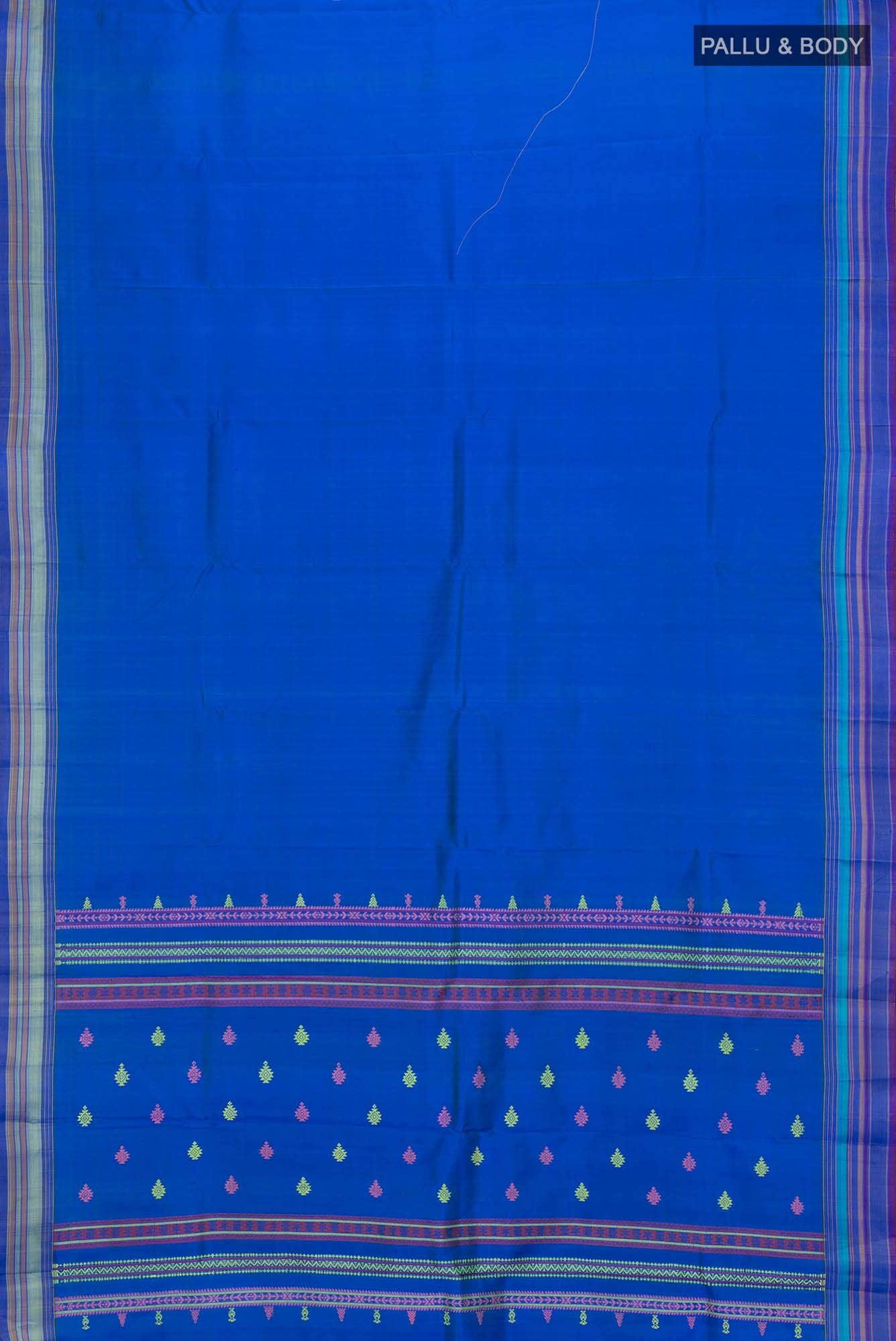 Blue Kanchipuram Silk Saree