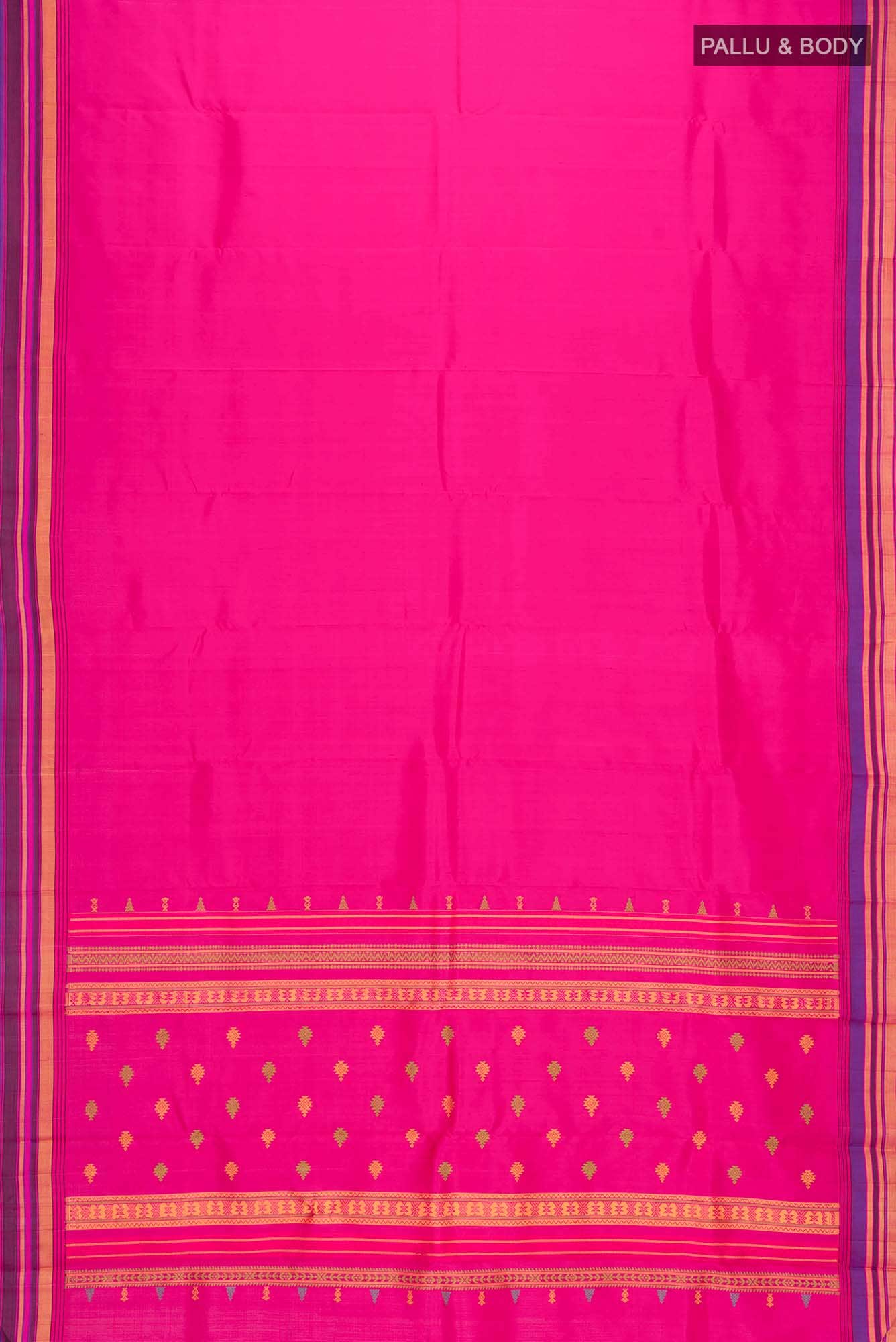 Rani Pink Kanchipuram Silk Saree