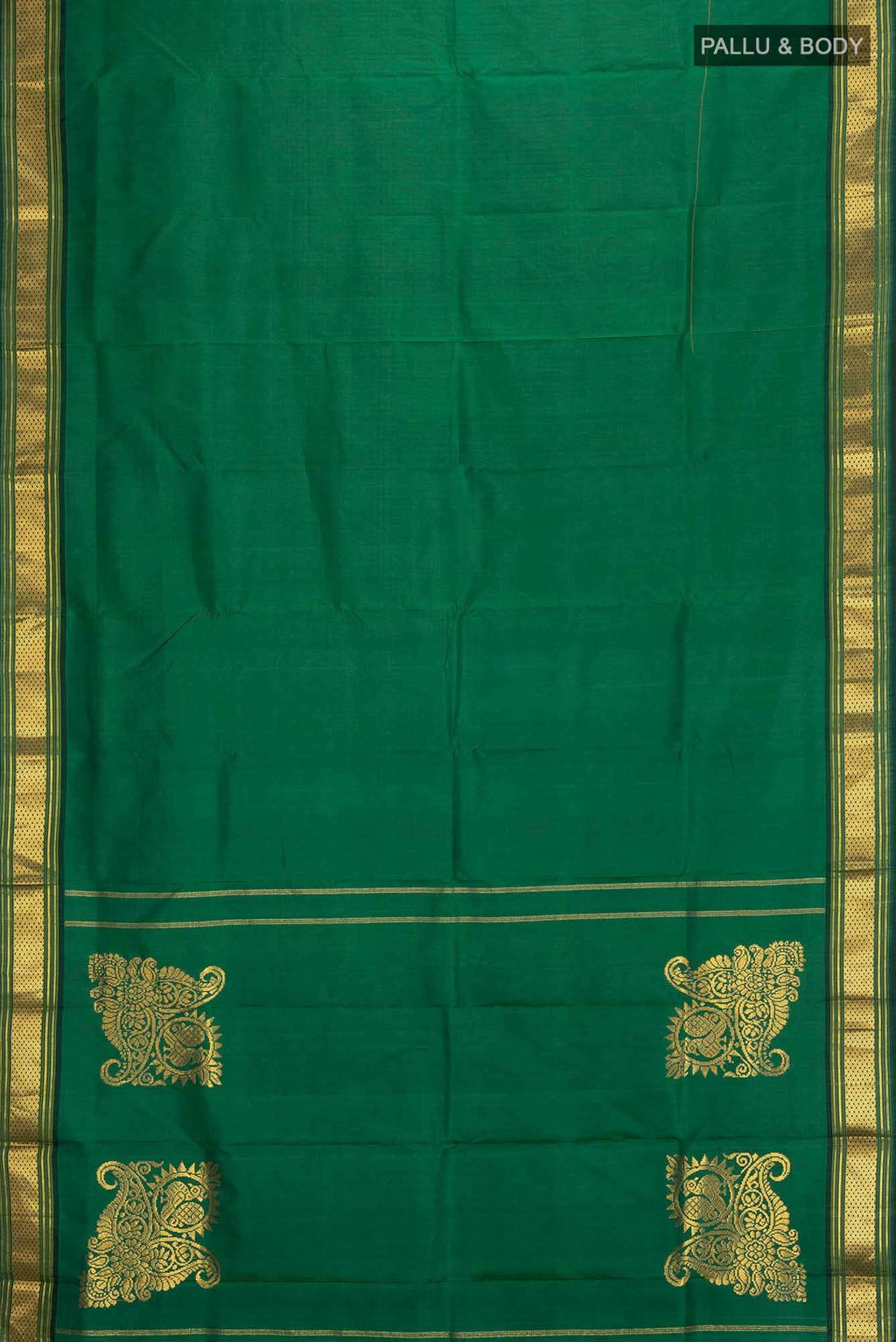 Green Bangalore Silk Saree